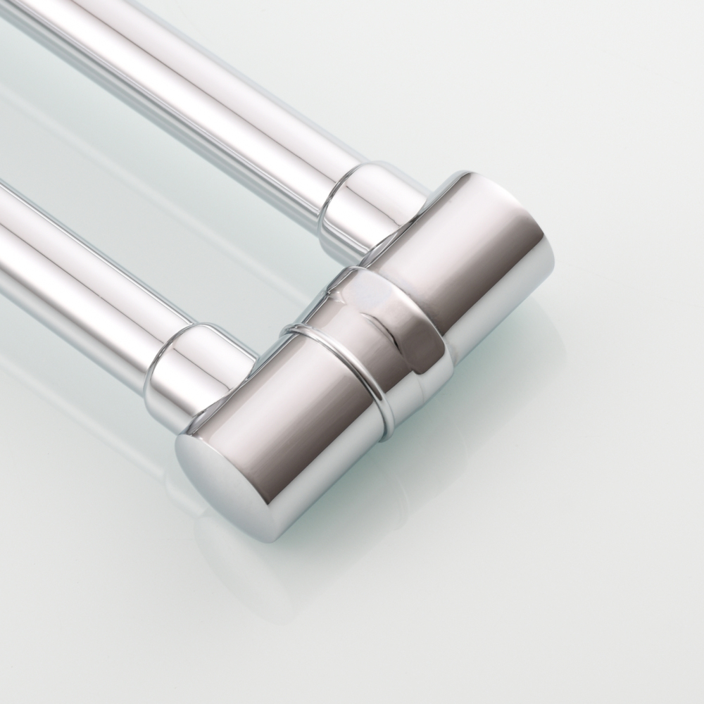 Tecmolog Brass Chrome Single Cold Faucet,Modern Wall Mounted Folding Pot Filler Kitchen Faucet