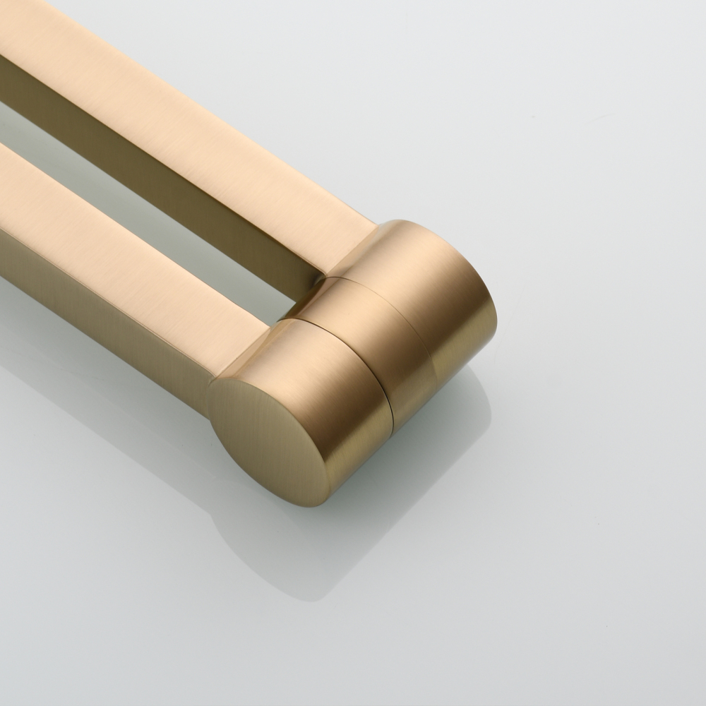 Tecmolog Brass Kitchen Wall Mounted Faucet Rotating Switch Telescopic Faucet