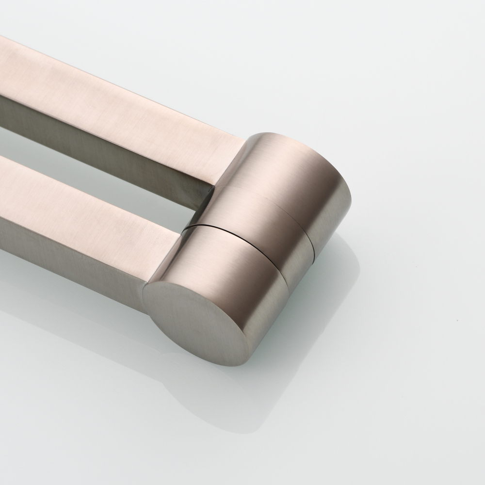 Tecmolog Brass Kitchen Wall Mounted Faucet Rotating Switch Telescopic Faucet