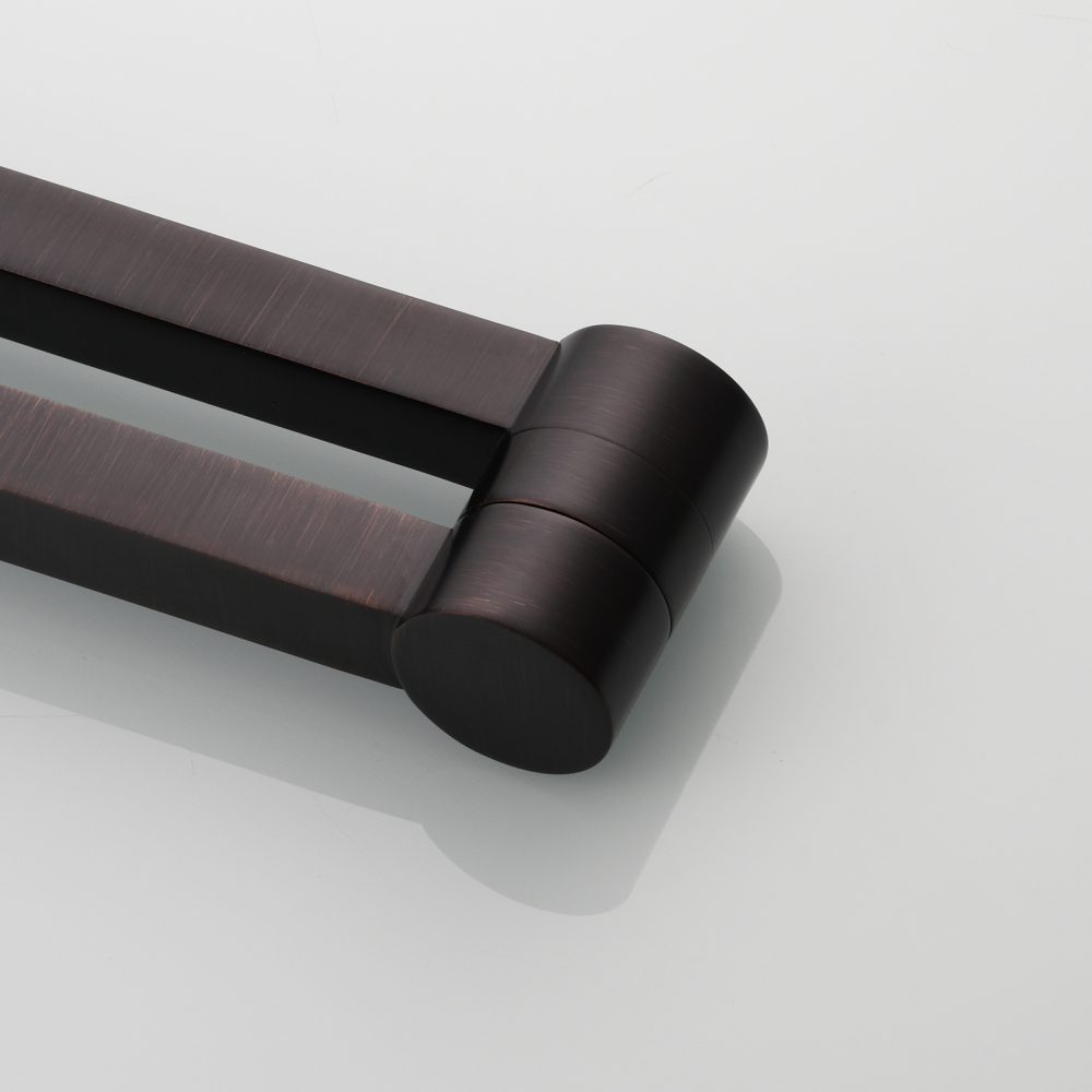 Tecmolog Brass Kitchen Wall Mounted Faucet Rotating Switch Telescopic Faucet