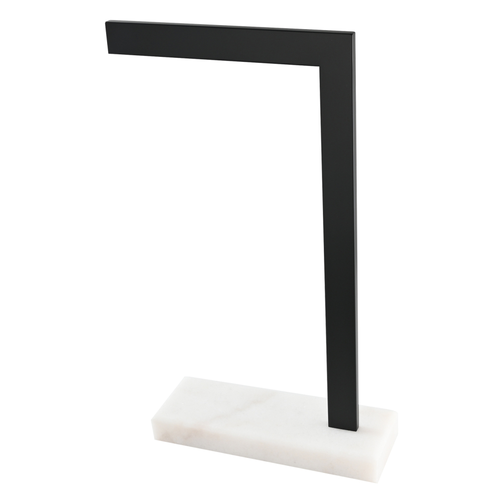 Tecmolog Stainless Steel Standing Paper Towel Holder, Bathroom  Marble Paper Towel Tissue Holder