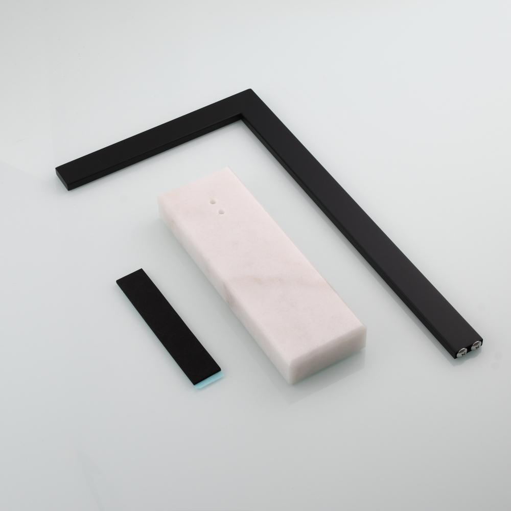 Tecmolog Stainless Steel Standing Paper Towel Holder, Bathroom  Marble Paper Towel Tissue Holder