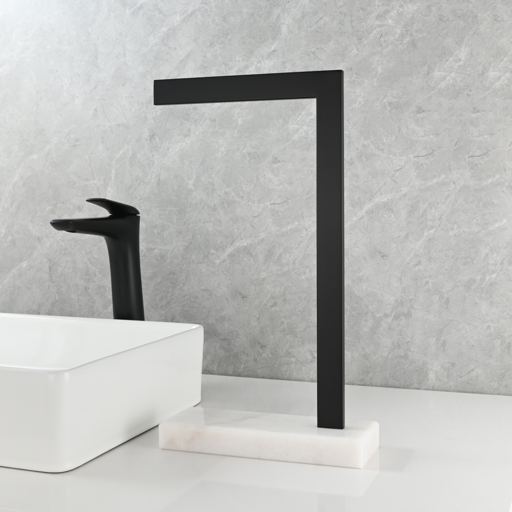 Tecmolog Stainless Steel Standing Paper Towel Holder, Bathroom  Marble Paper Towel Tissue Holder
