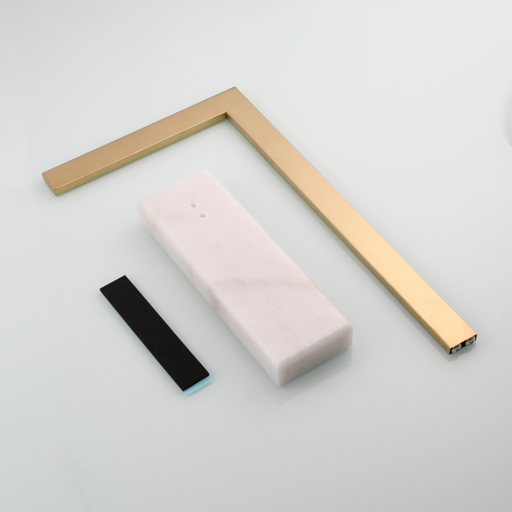 Tecmolog Stainless Steel Standing Paper Towel Holder, Bathroom  Marble Paper Towel Tissue Holder