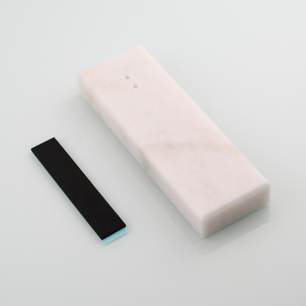 Tecmolog Stainless Steel Standing Paper Towel Holder, Bathroom  Marble Paper Towel Tissue Holder