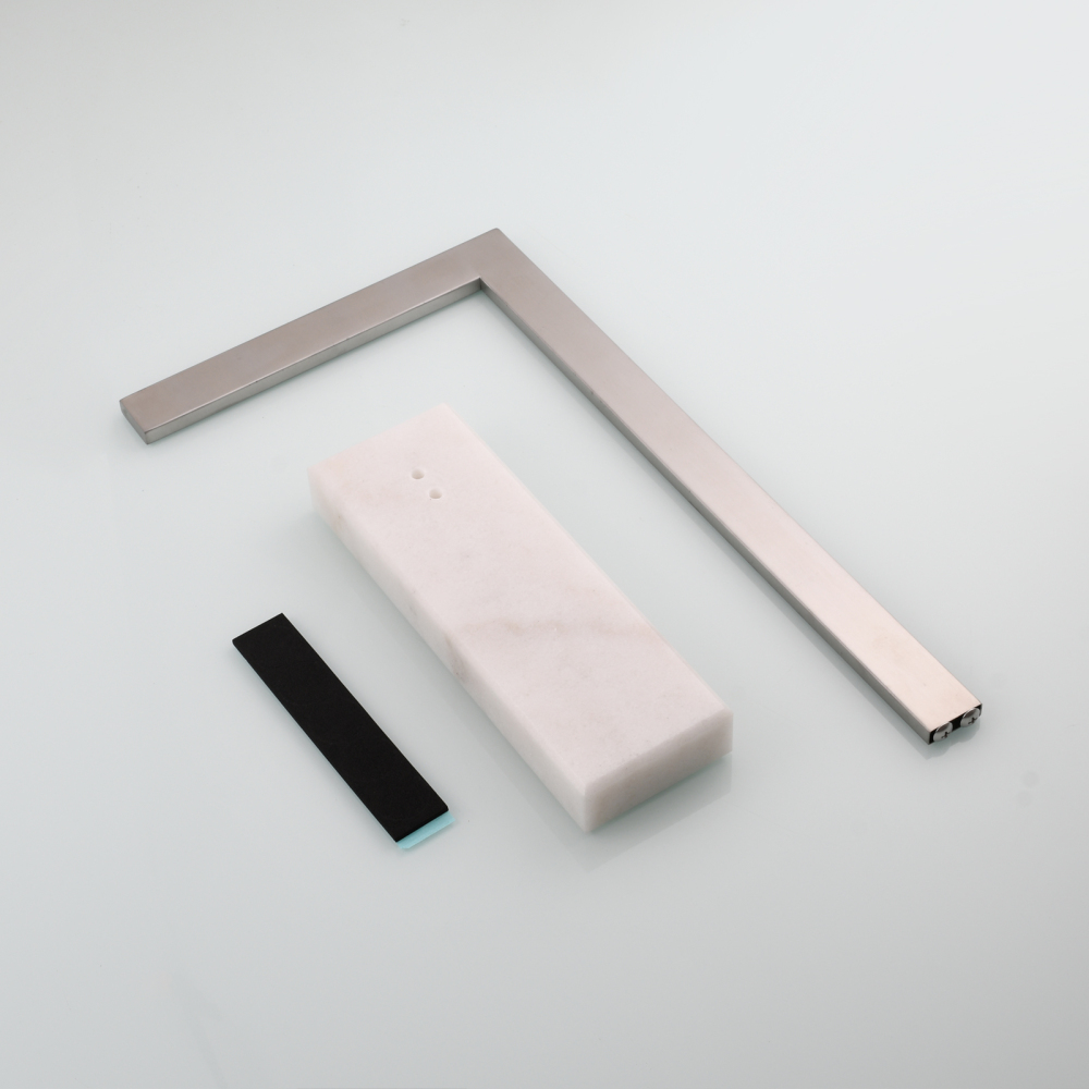 Tecmolog Stainless Steel Standing Paper Towel Holder, Bathroom  Marble Paper Towel Tissue Holder