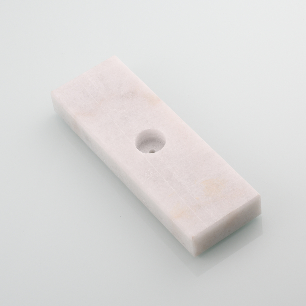 Tecmolog 304 Stainless Steel Stand Tissue Roll Marble Base Paper Storage for Bathroom