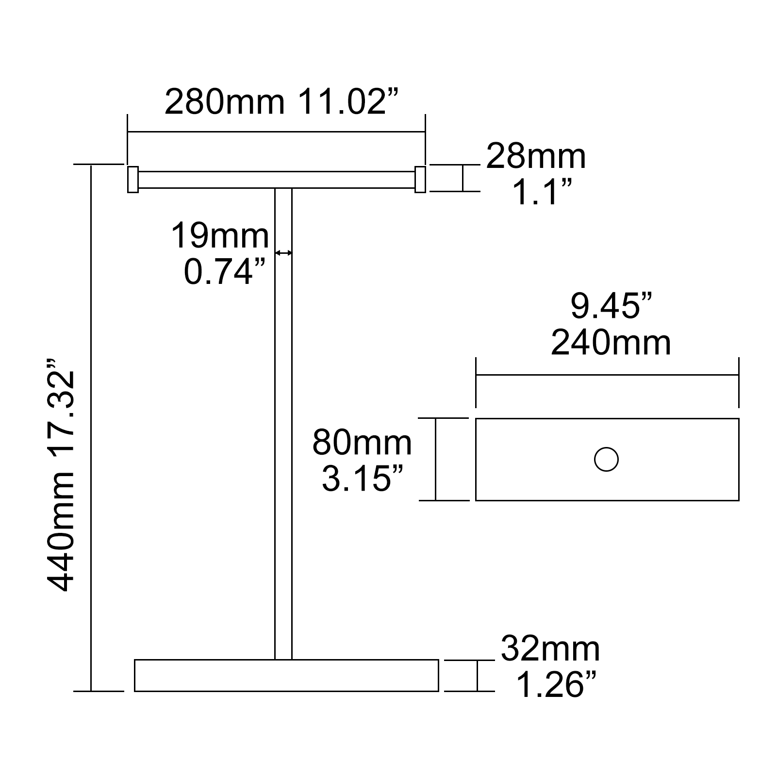 Tecmolog 304 Stainless Steel Stand Tissue Roll Marble Base Paper Storage for Bathroom