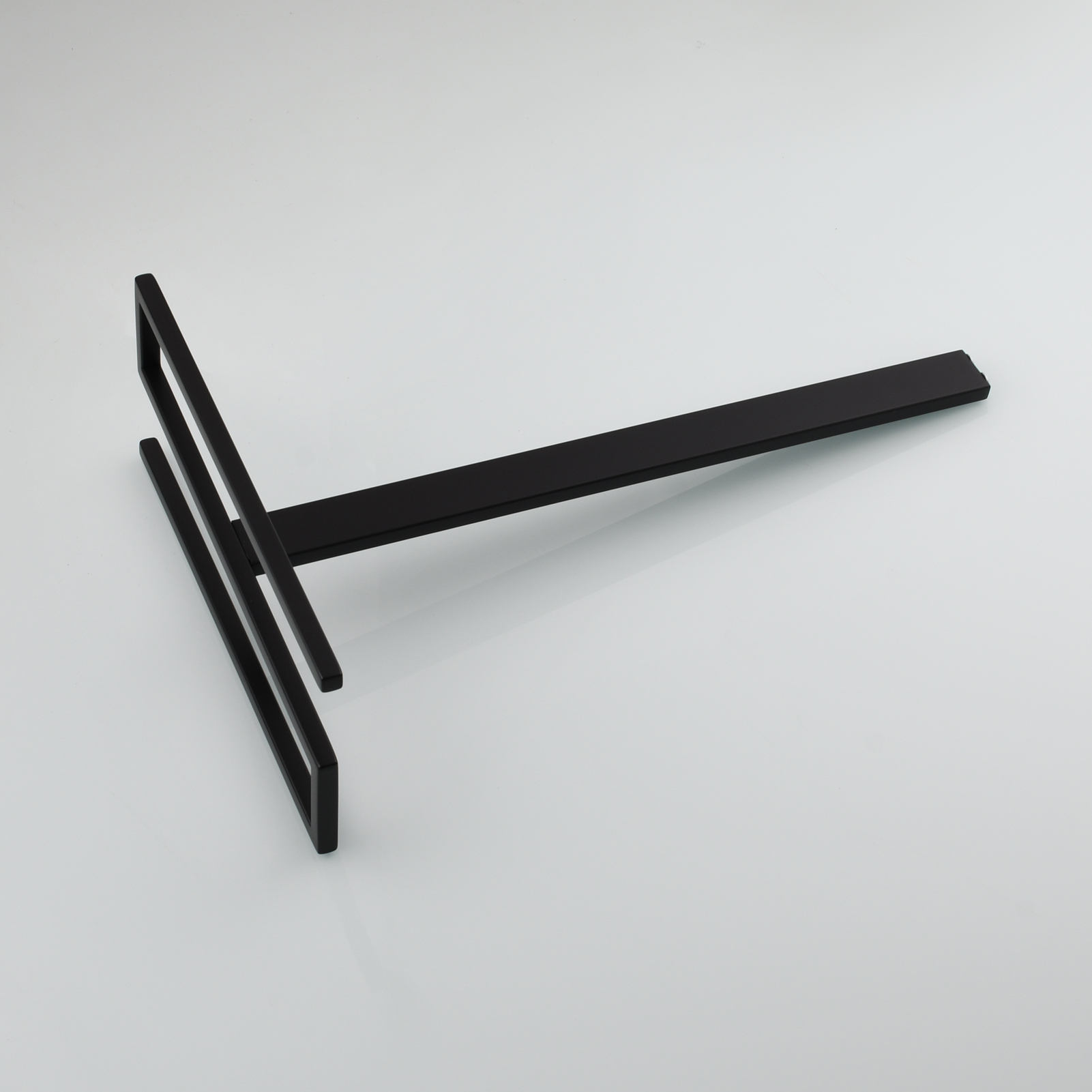 Tecmolog Stainless Steel Toilet Paper Holder Stand,Muti-Function Paper Clip Shape Towel Holder
