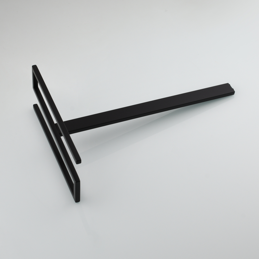 Tecmolog Stainless Steel Toilet Paper Holder Stand,Muti-Function Paper Clip Shape Towel Holder