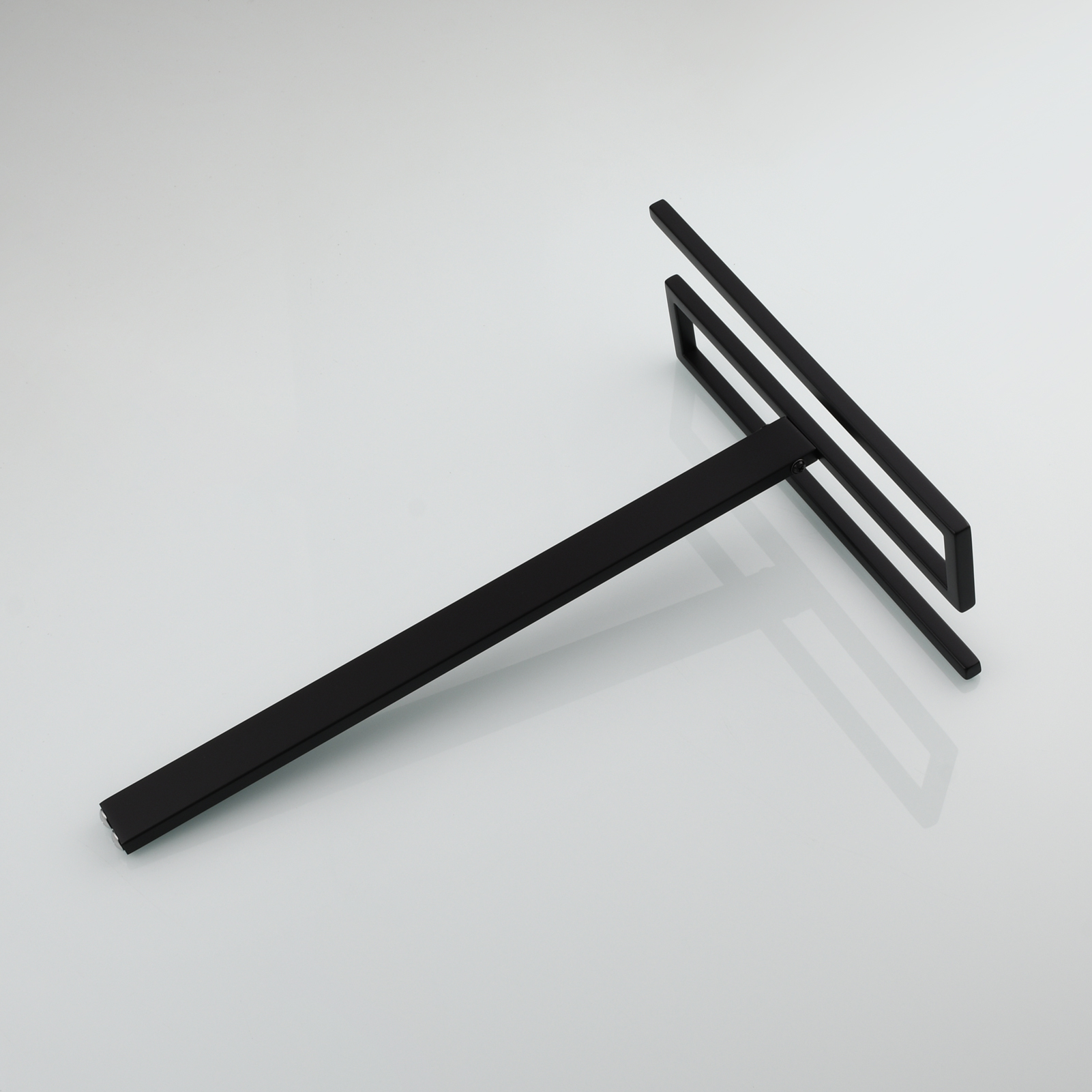 Tecmolog Stainless Steel Toilet Paper Holder Stand,Muti-Function Paper Clip Shape Towel Holder