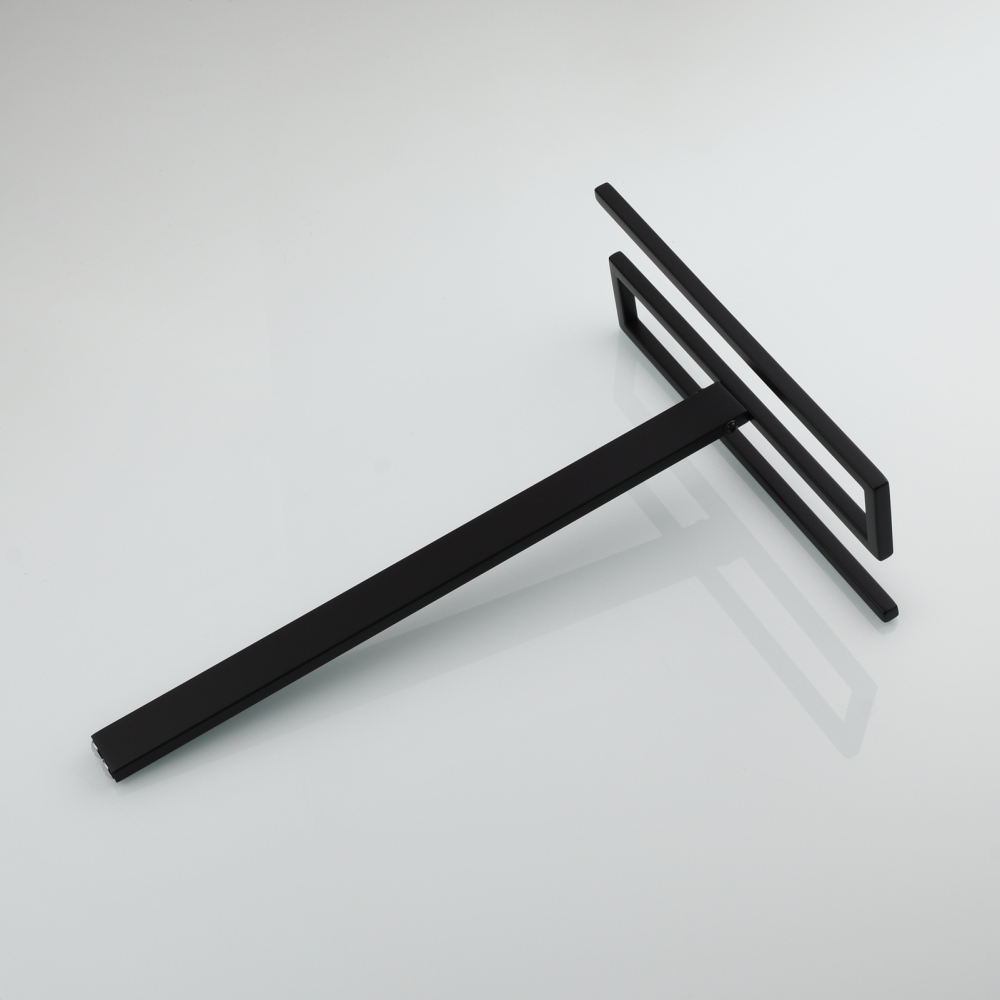 Tecmolog Stainless Steel Toilet Paper Holder Stand,Muti-Function Paper Clip Shape Towel Holder