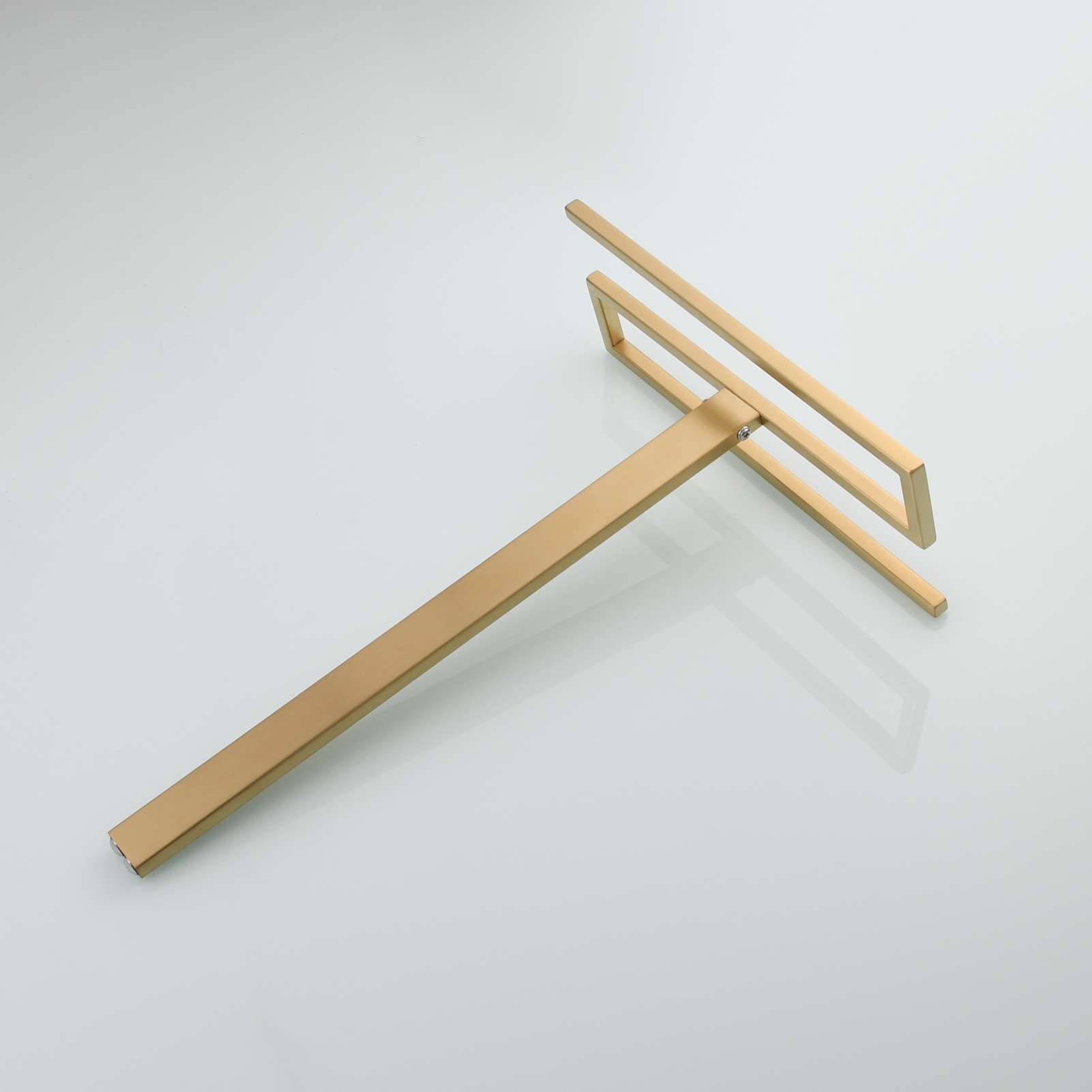 Tecmolog Stainless Steel Toilet Towel Holder Stand,Muti-Function Paper Clip Shape Towel Holder