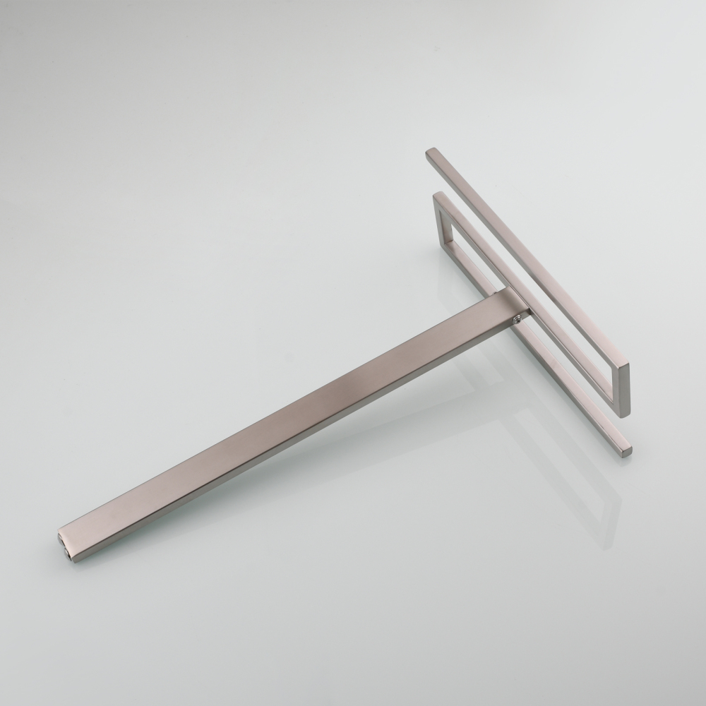 Tecmolog Stainless Steel Toilet Paper Holder Stand,Muti-Function Paper Clip Shape Towel Holder