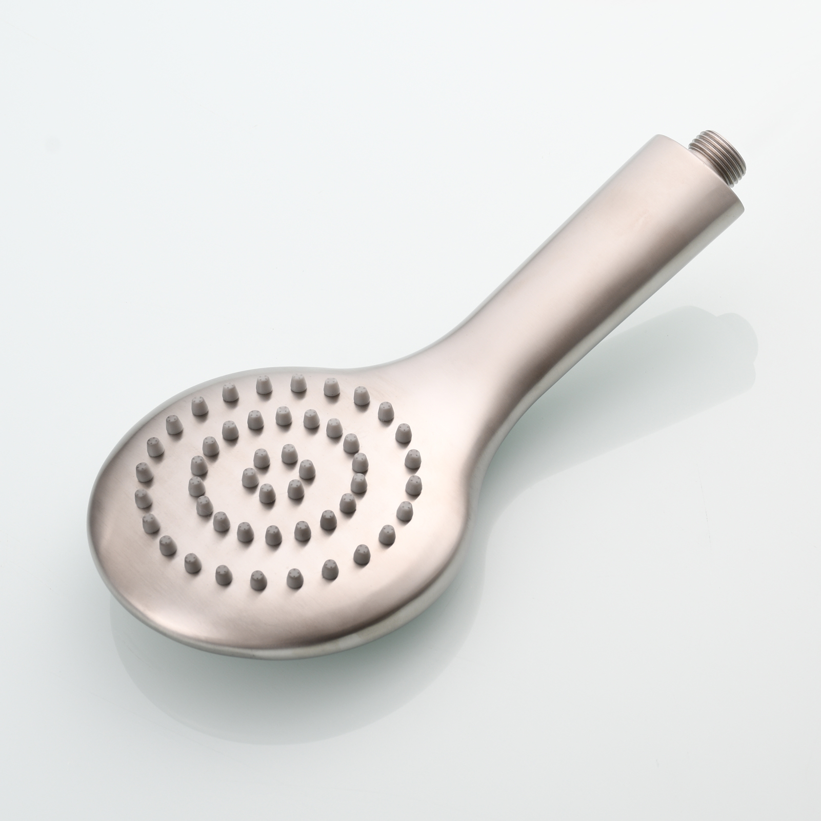 Tecmolog 304 Stainless Steel Shower Head Silicone Water Outlet Panel HandHead Shower Head Suitable for G1/2 Connector