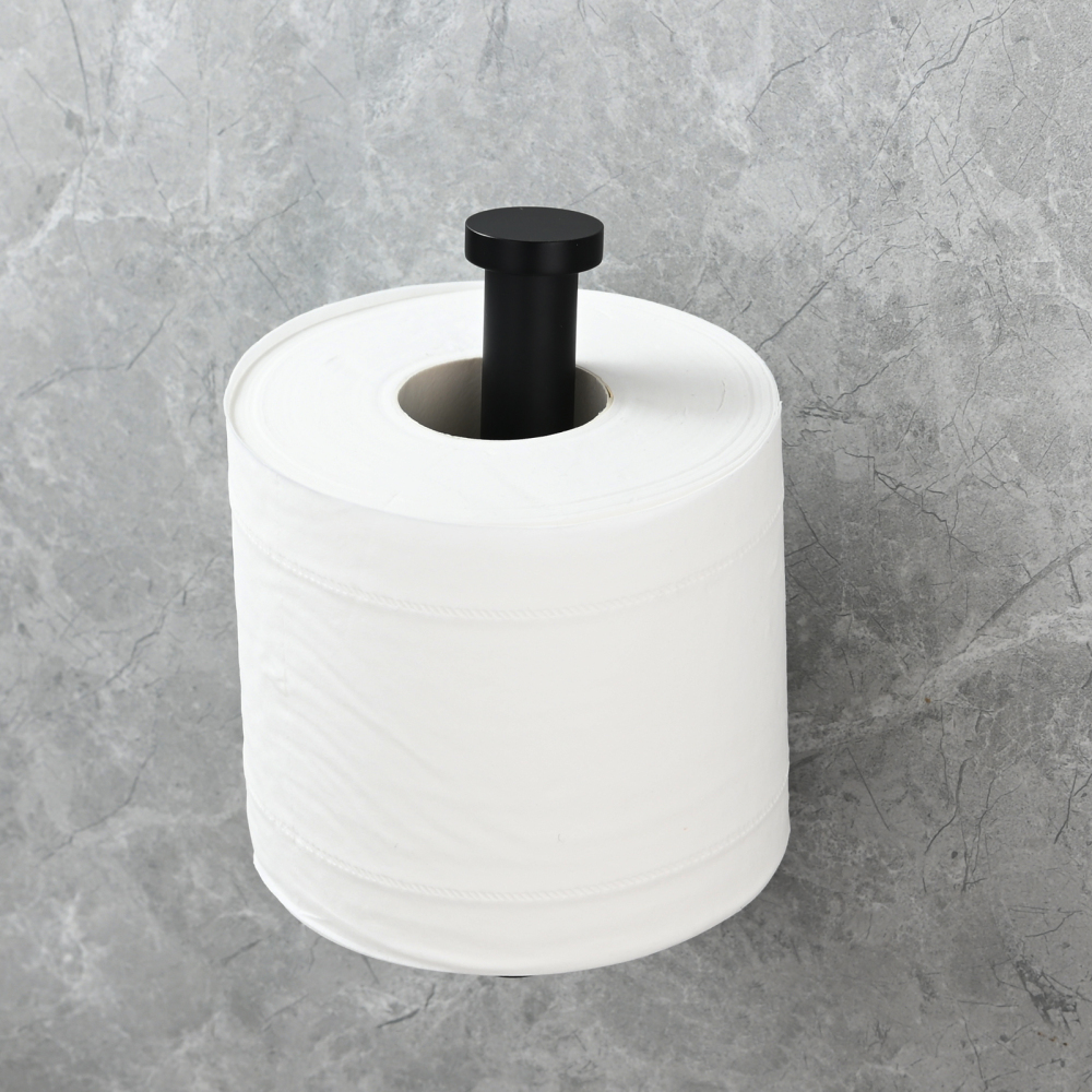 Tecmolog Stainless Steel Toilet Paper Holder,Tissue Roll Hanger Wall Mount Holder for Bathroom