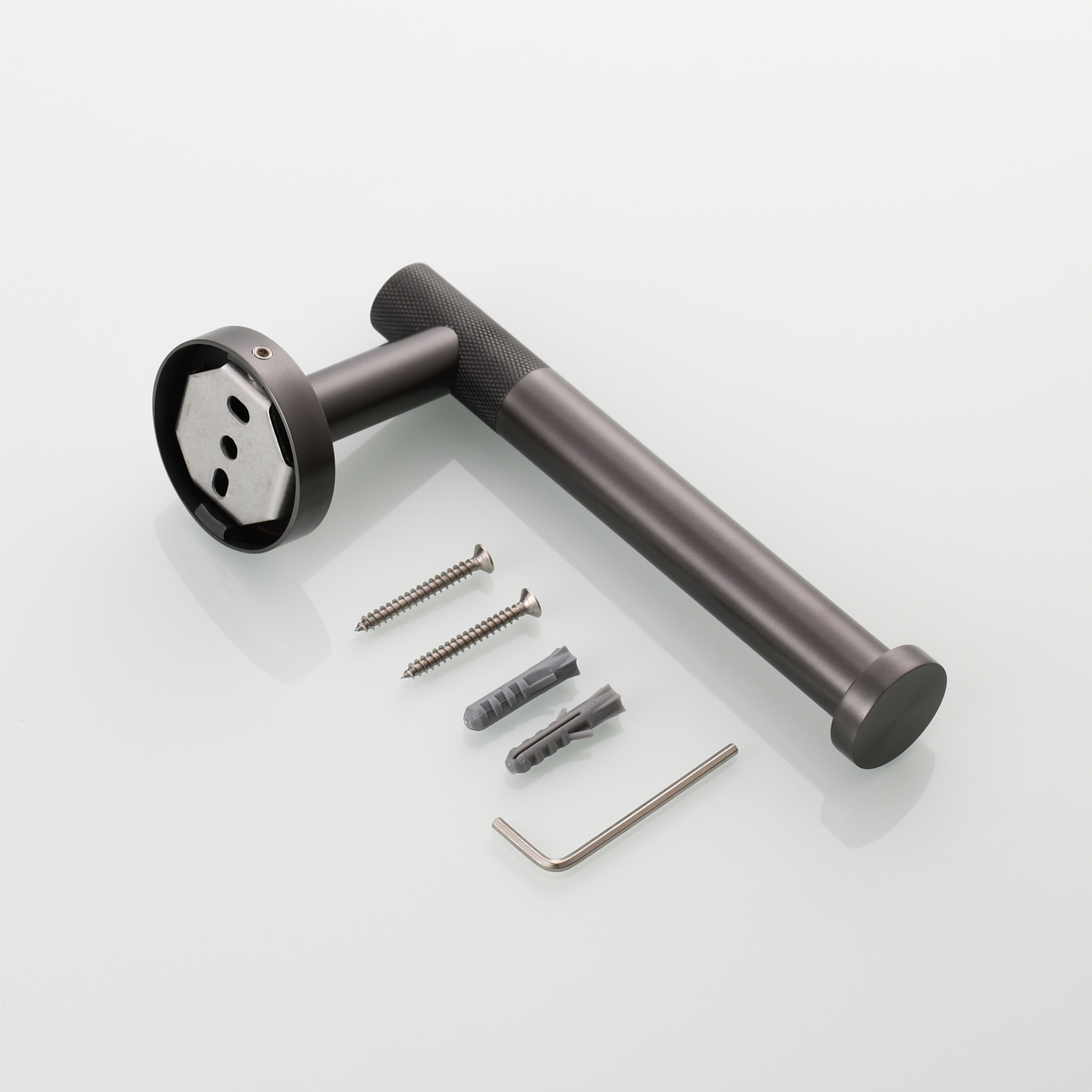 Tecmolog Stainless Steel Toilet Paper Holder,Tissue Roll Hanger Wall Mount Holder for Bathroom