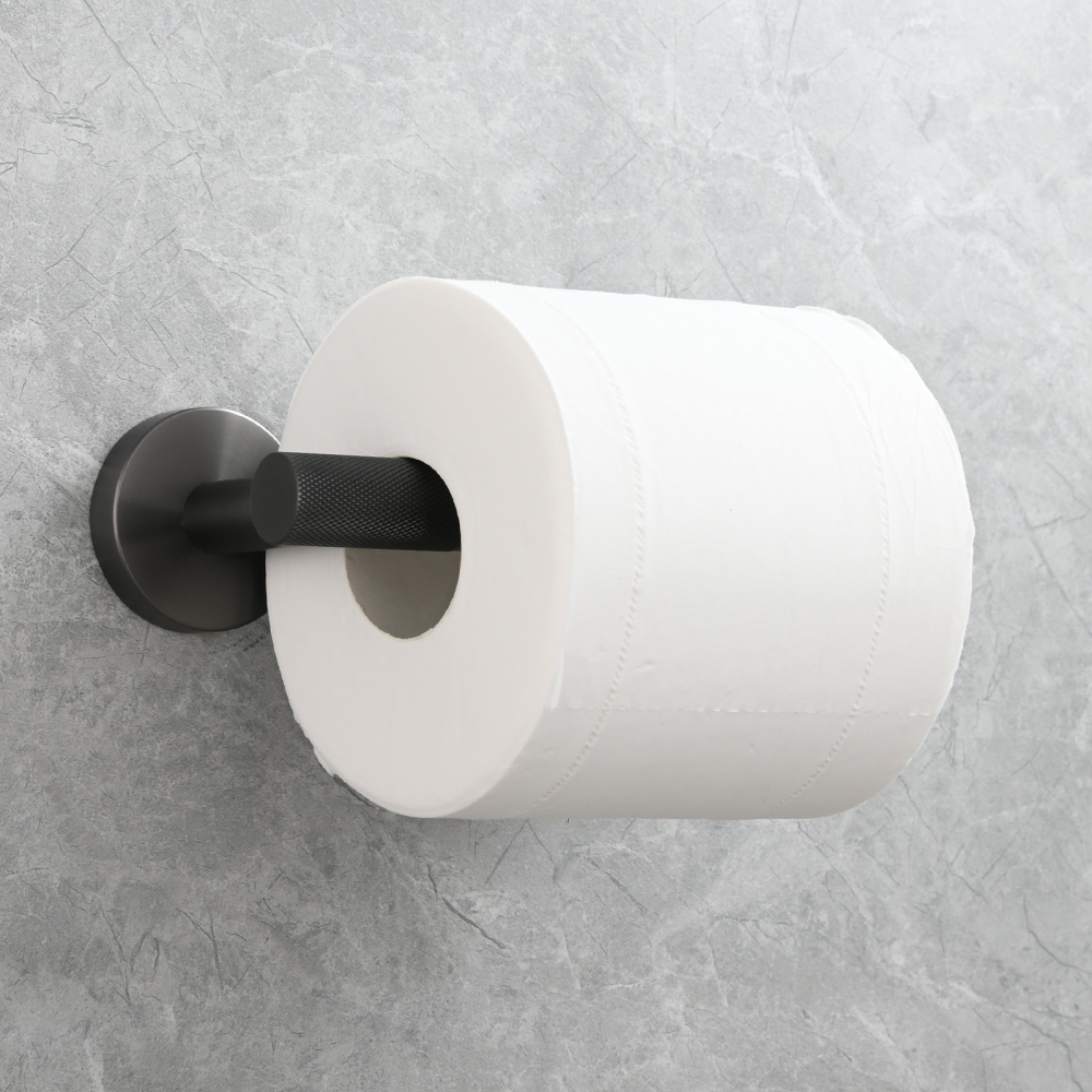 Tecmolog Stainless Steel Toilet Paper Holder,Tissue Roll Hanger Wall Mount Holder for Bathroom
