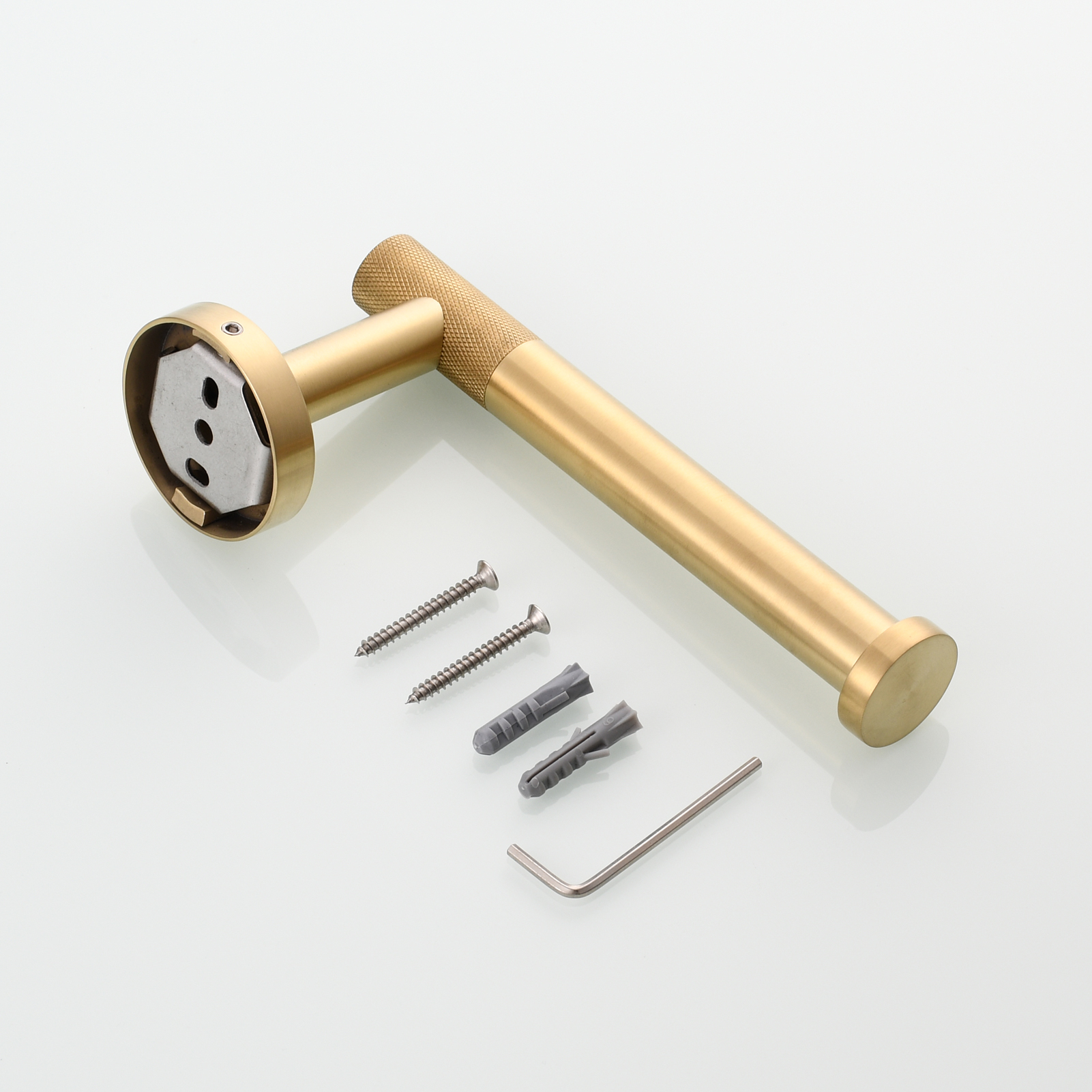 Tecmolog Stainless Steel Toilet Paper Holder,Tissue Roll Hanger Wall Mount Holder for Bathroom