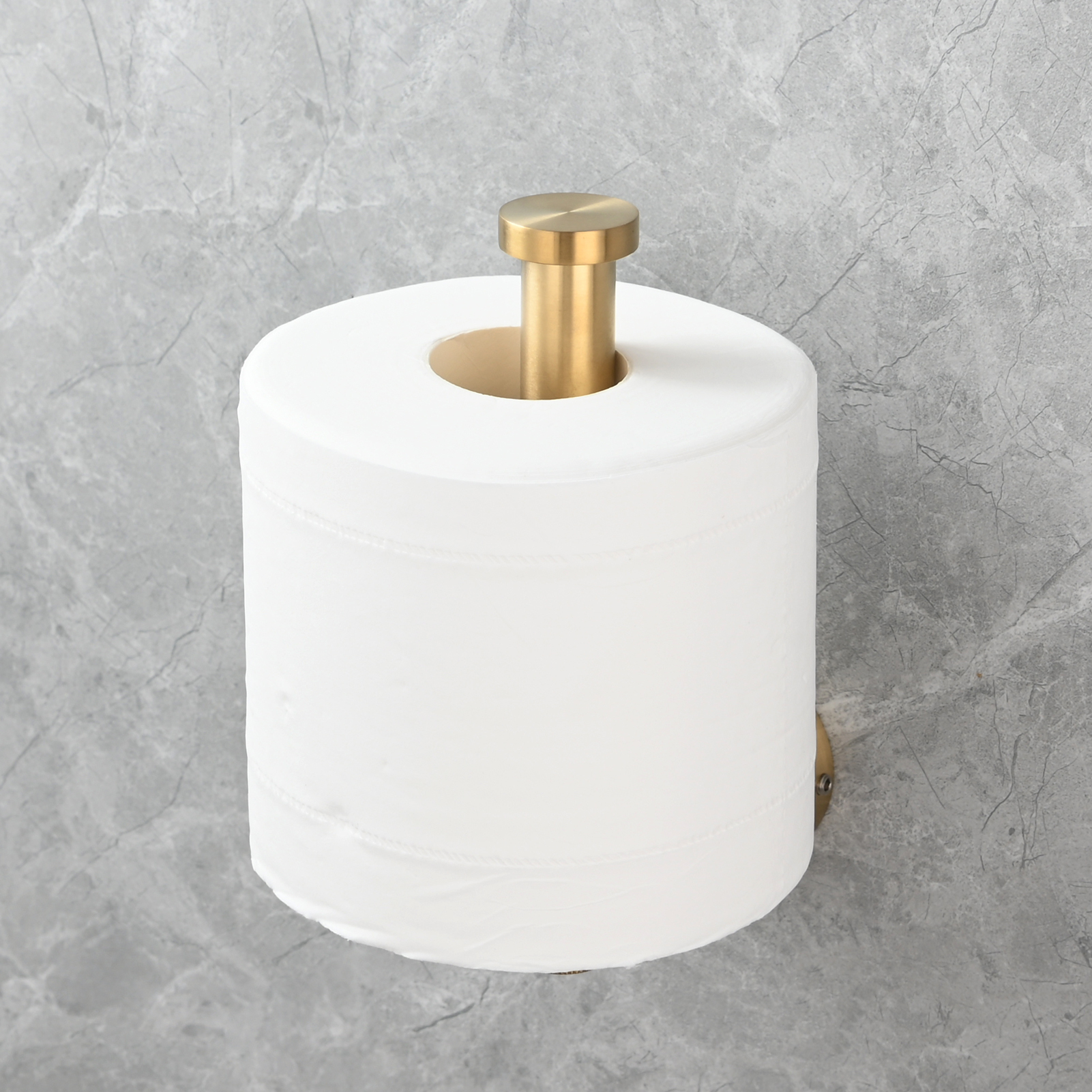 Tecmolog Stainless Steel Toilet Paper Holder,Tissue Roll Hanger Wall Mount Holder for Bathroom