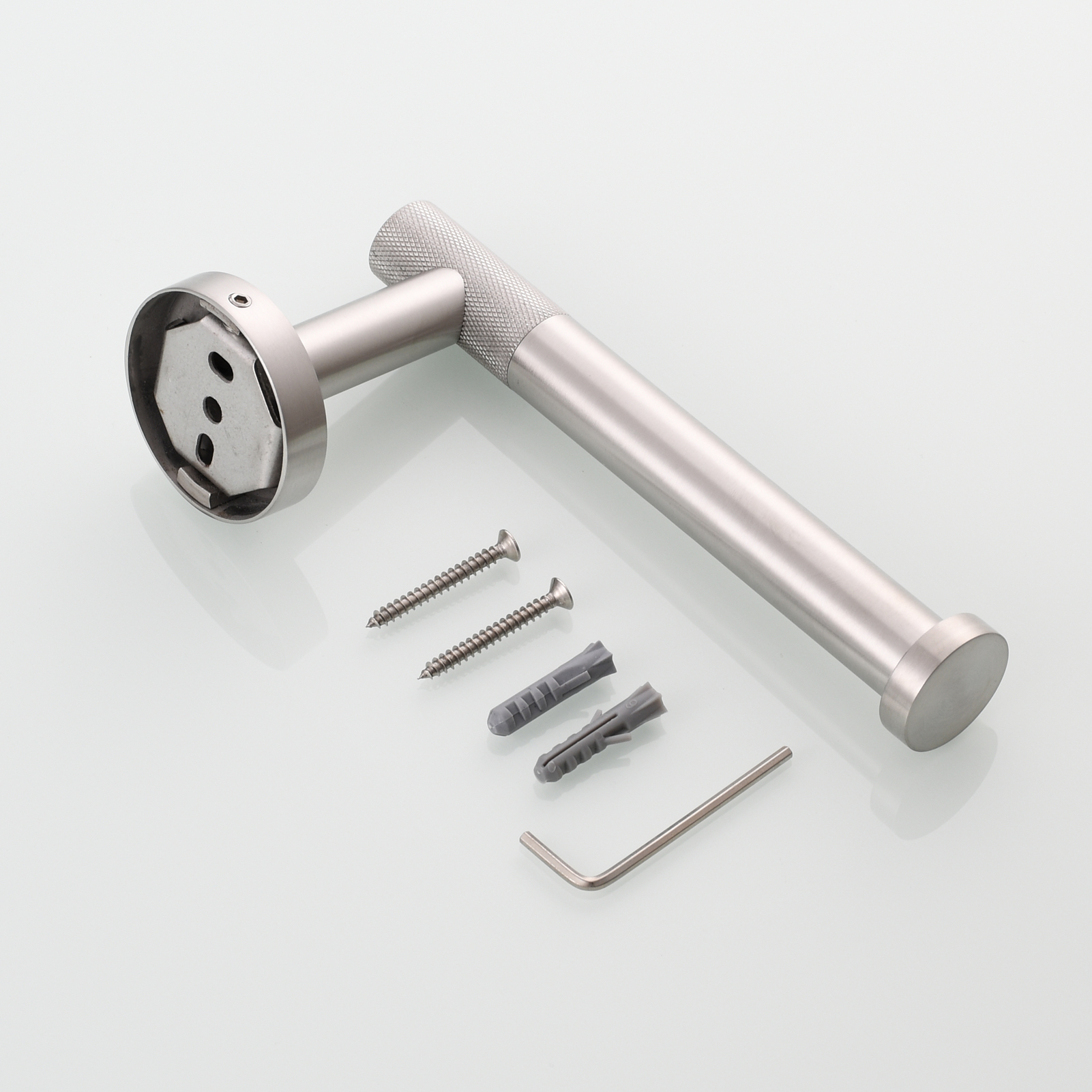 Tecmolog Stainless Steel Toilet Paper Holder,Tissue Roll Hanger Wall Mount Holder for Bathroom