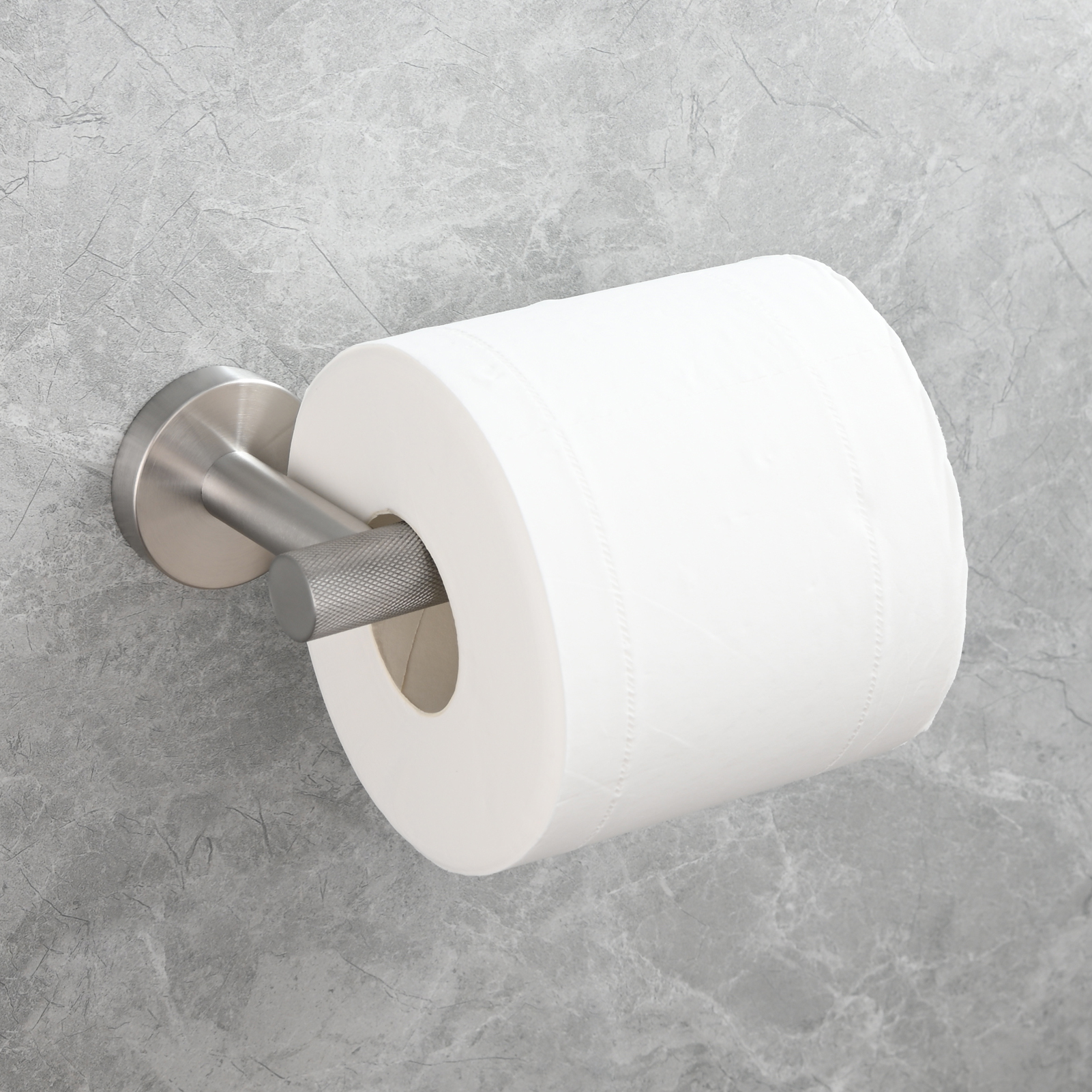Tecmolog Stainless Steel Toilet Paper Holder,Tissue Roll Hanger Wall Mount Holder for Bathroom