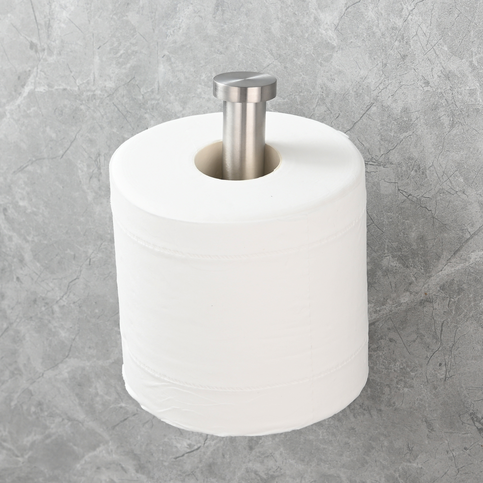 Tecmolog Stainless Steel Toilet Paper Holder,Tissue Roll Hanger Wall Mount Holder for Bathroom