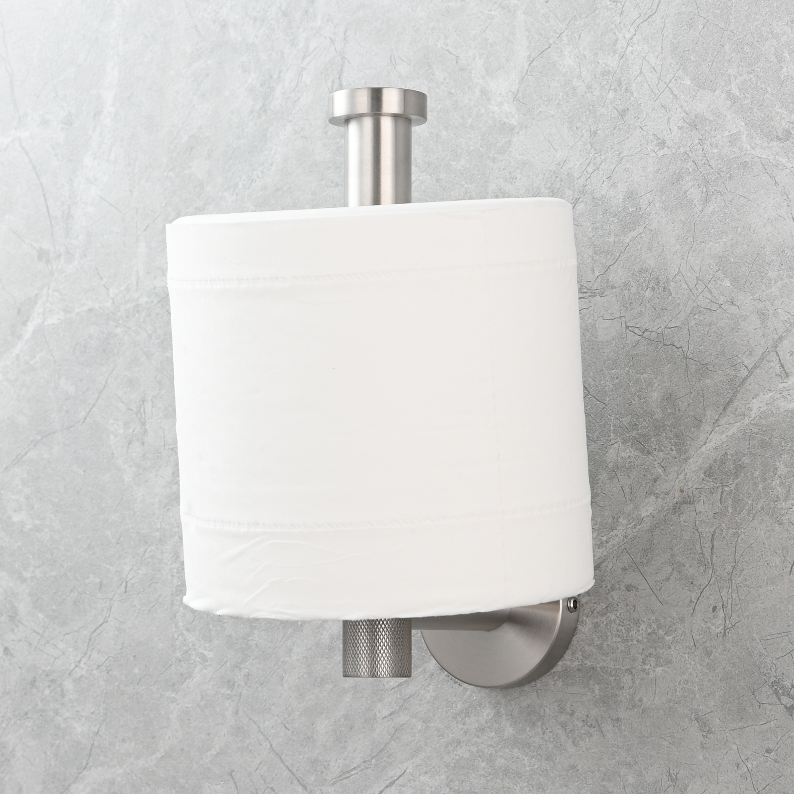 Tecmolog Stainless Steel Toilet Paper Holder,Tissue Roll Hanger Wall Mount Holder for Bathroom