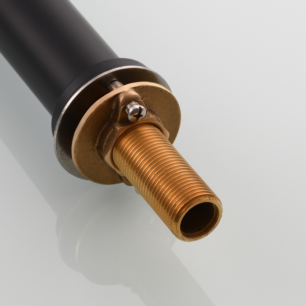 Tecmolog Brass Folding Faucet Single Cold Kitchen Tap with Double Joint Swing Arms