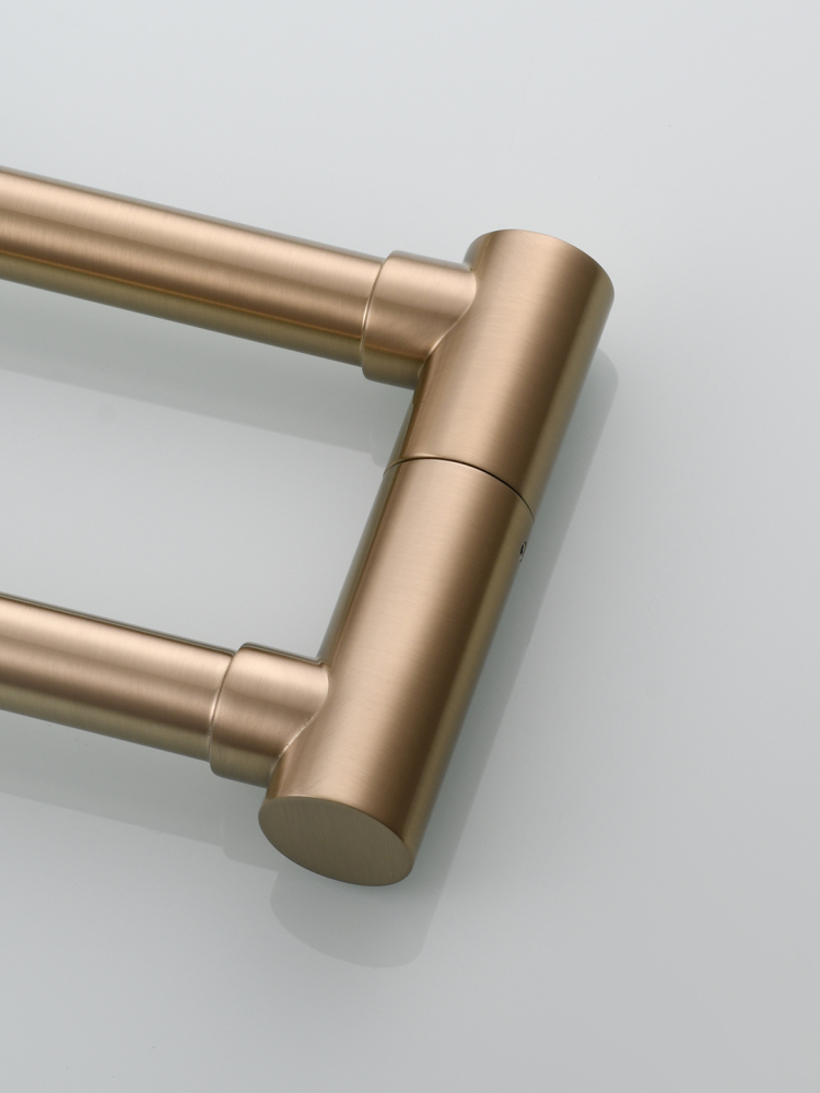 Tecmolog Brass Folding Faucet Single Cold Kitchen Tap with Double Joint Swing Arms