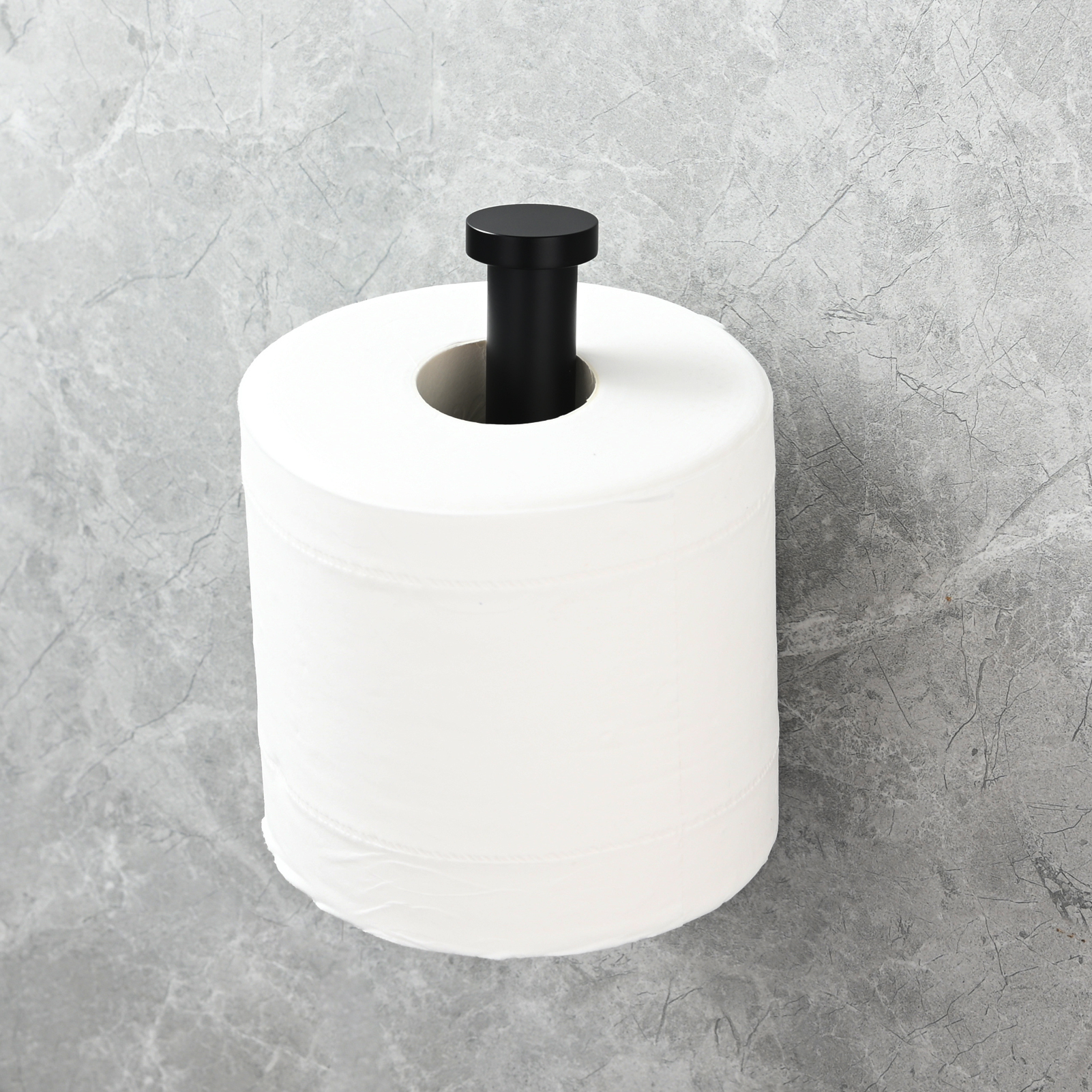 Tecmolog Stainless Steel Wall Mounted Toilet Roll Holder for Bathroom, Equipped with Anti Drop Function for Tissue Paper