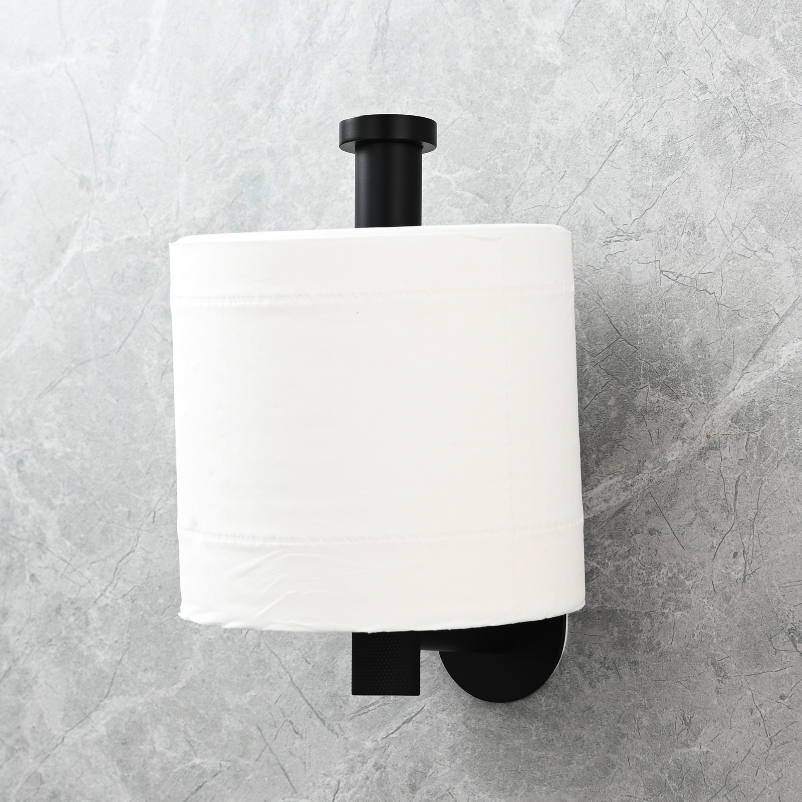 Tecmolog Stainless Steel Wall Mounted Toilet Roll Holder for Bathroom, Equipped with Anti Drop Function for Tissue Paper