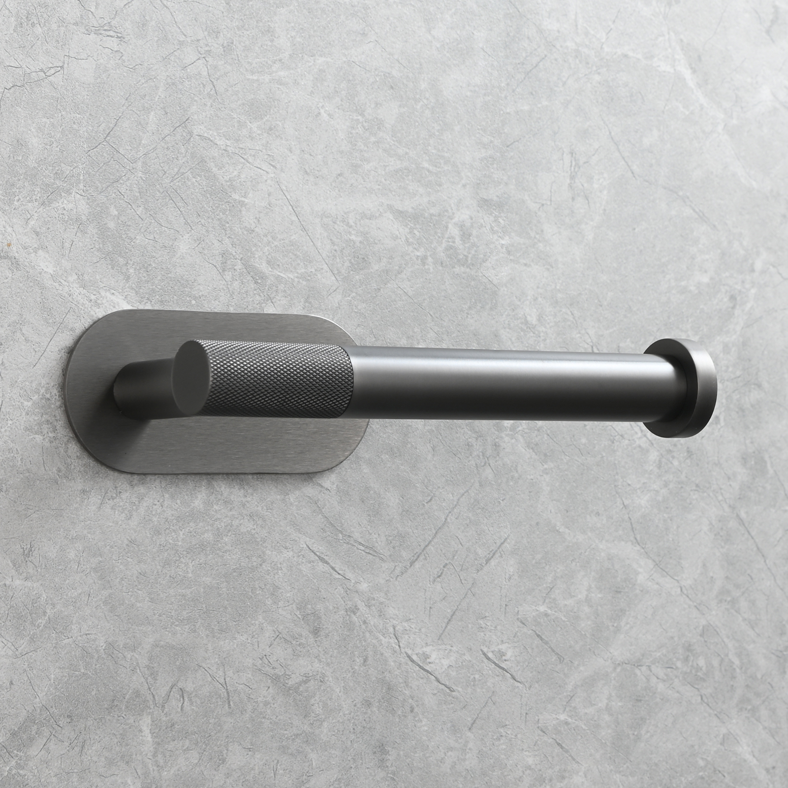 Tecmolog Stainless Steel Wall Mounted Toilet Roll Holder for Bathroom, Equipped with Anti Drop Function for Tissue Paper