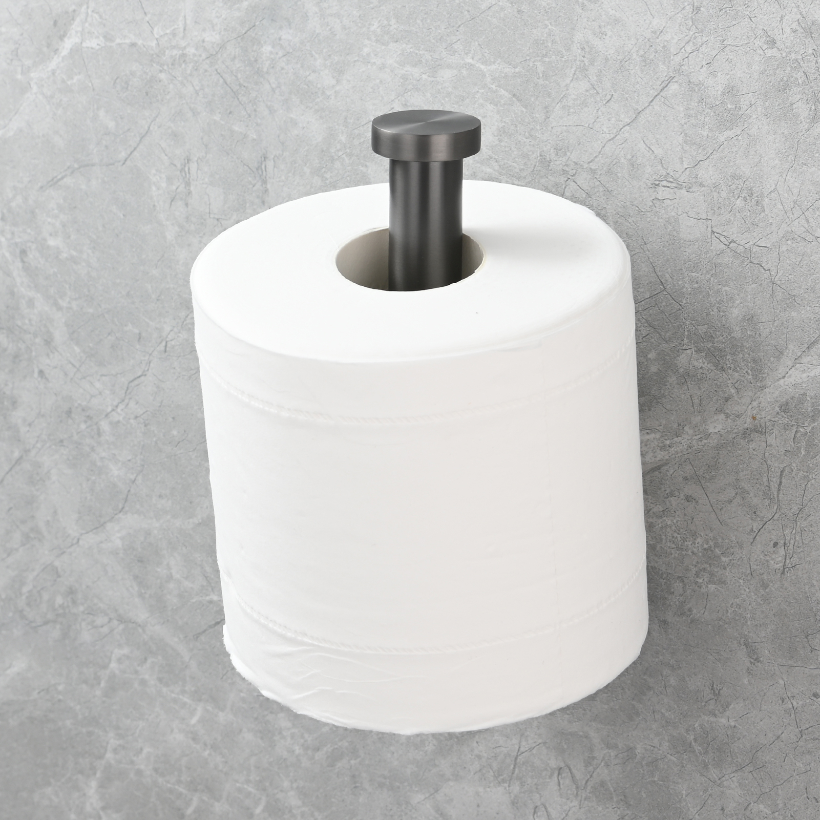 Tecmolog Stainless Steel Wall Mounted Toilet Roll Holder for Bathroom, Equipped with Anti Drop Function for Tissue Paper