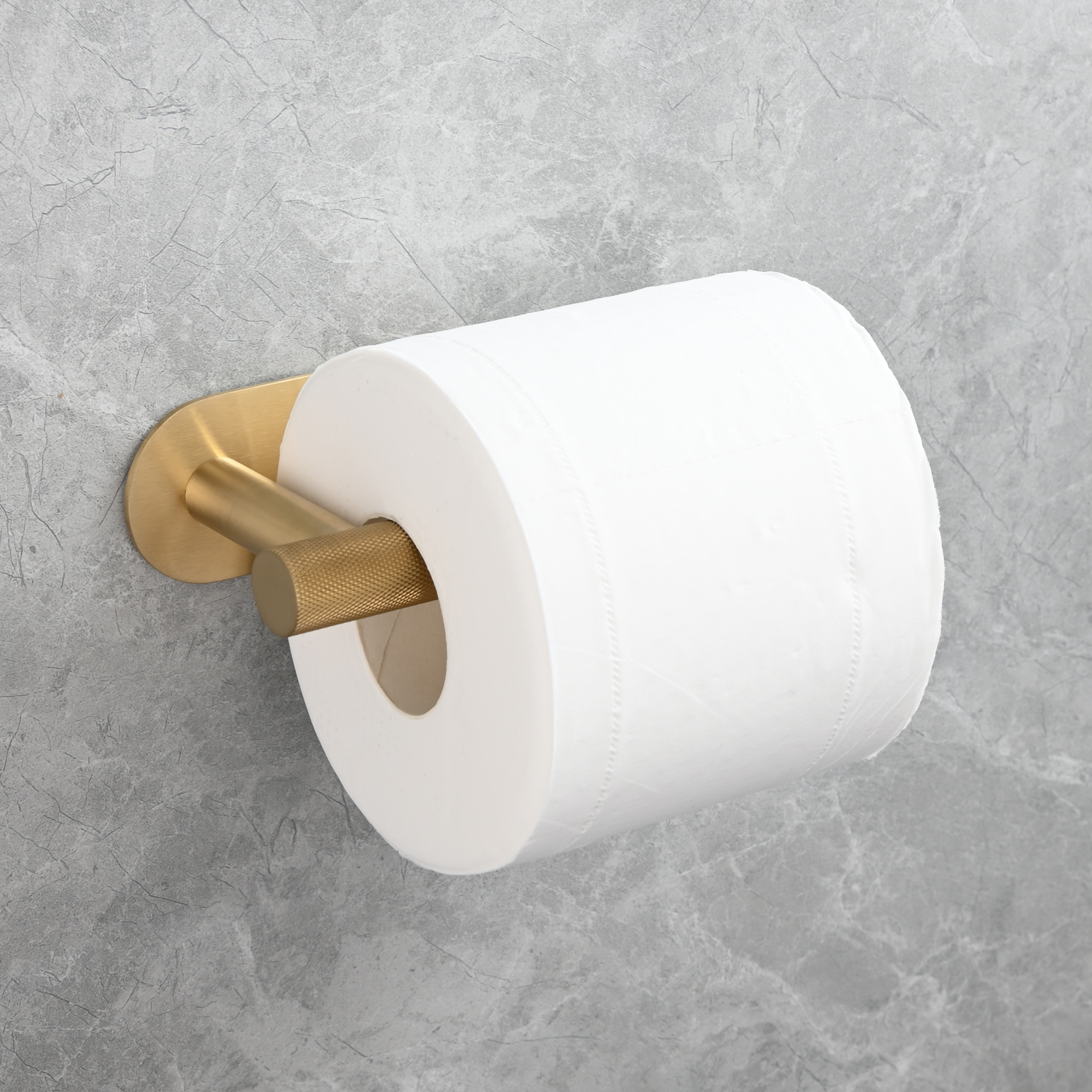 Tecmolog Stainless Steel Wall Mounted Toilet Roll Holder for Bathroom, Equipped with Anti Drop Function for Tissue Paper