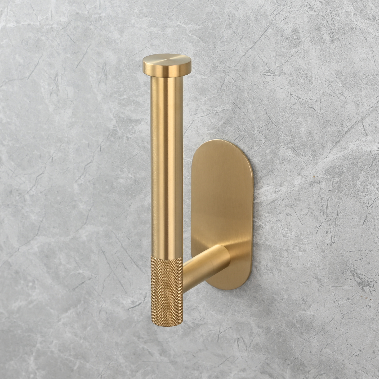Tecmolog Stainless Steel Wall Mounted Toilet Roll Holder for Bathroom, Equipped with Anti Drop Function for Tissue Paper