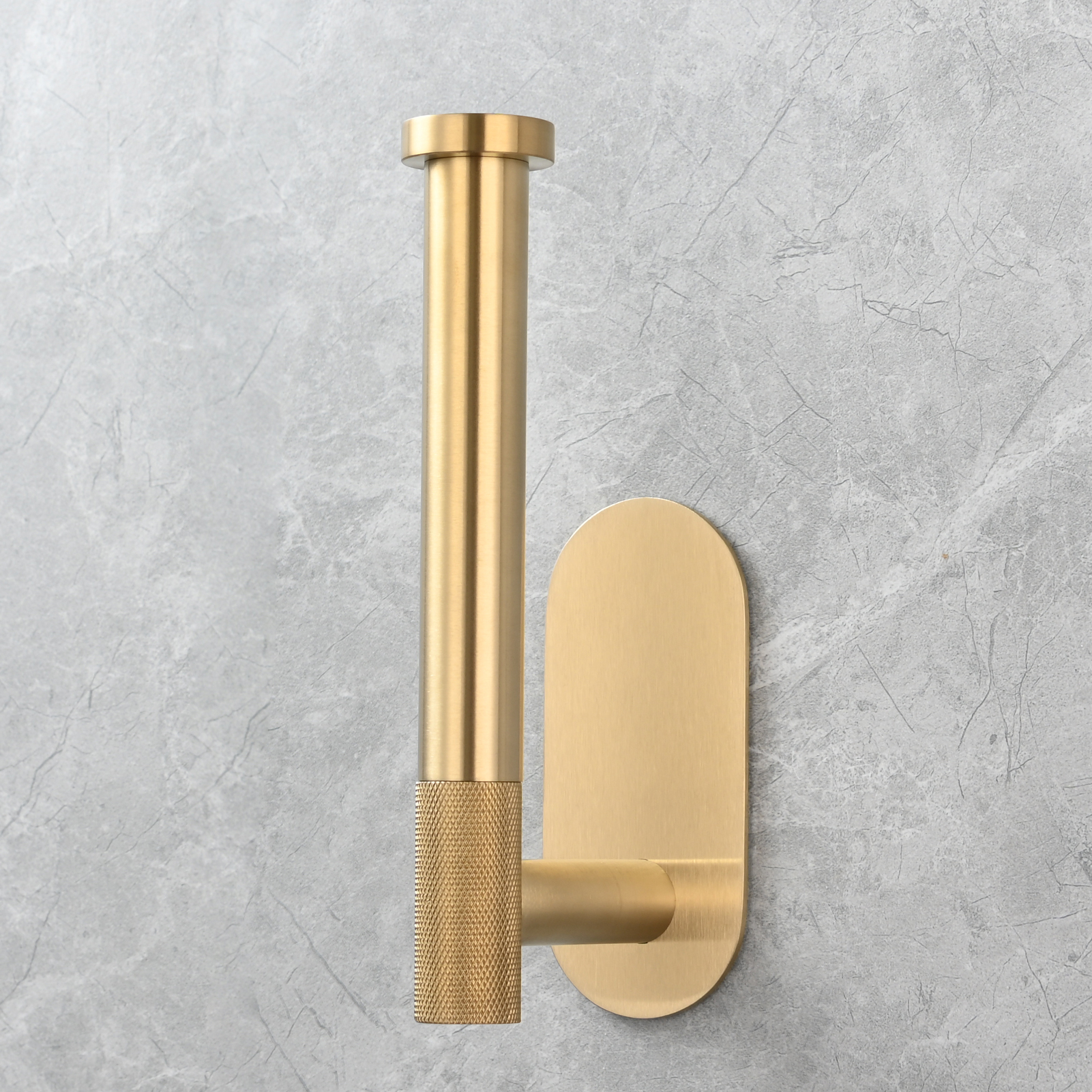 Tecmolog Stainless Steel Wall Mounted Toilet Roll Holder for Bathroom, Equipped with Anti Drop Function for Tissue Paper