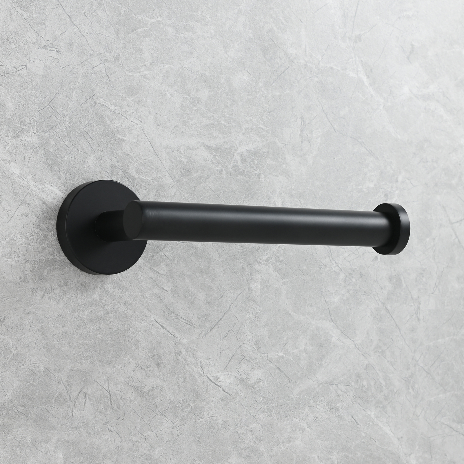 Tecmolog Stainless Steel Paper Holder,Wall Mounted Screw-in Paper Towel Roll Holder