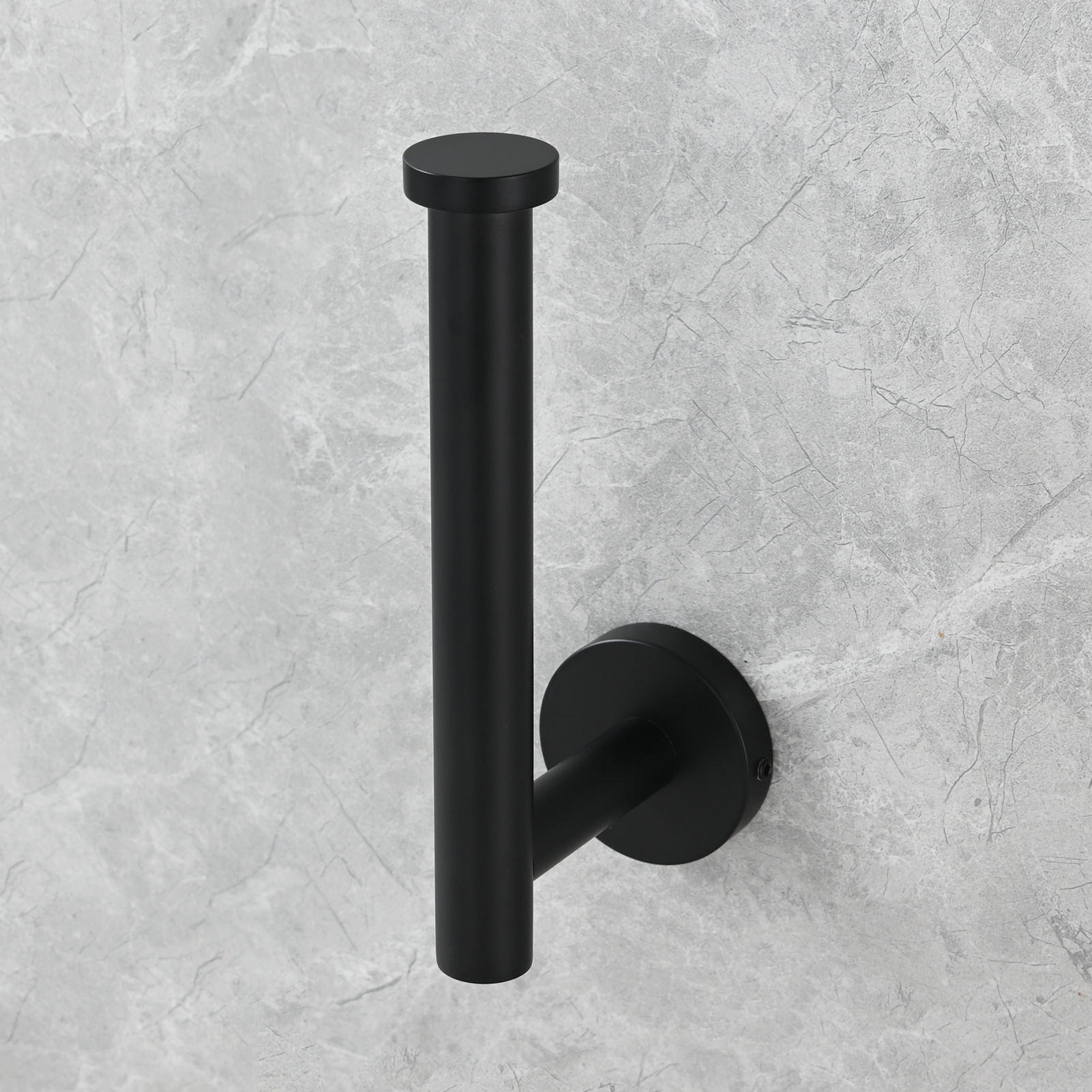 Tecmolog Stainless Steel Paper Holder,Wall Mounted Screw-in Paper Towel Roll Holder
