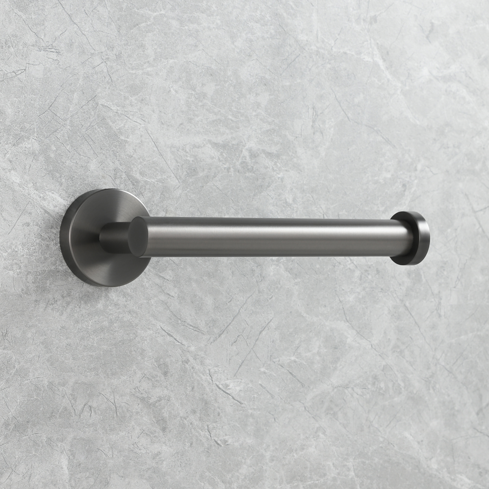 Tecmolog Stainless Steel Paper Holder,Wall Mounted Screw-in Paper Towel Roll Holder