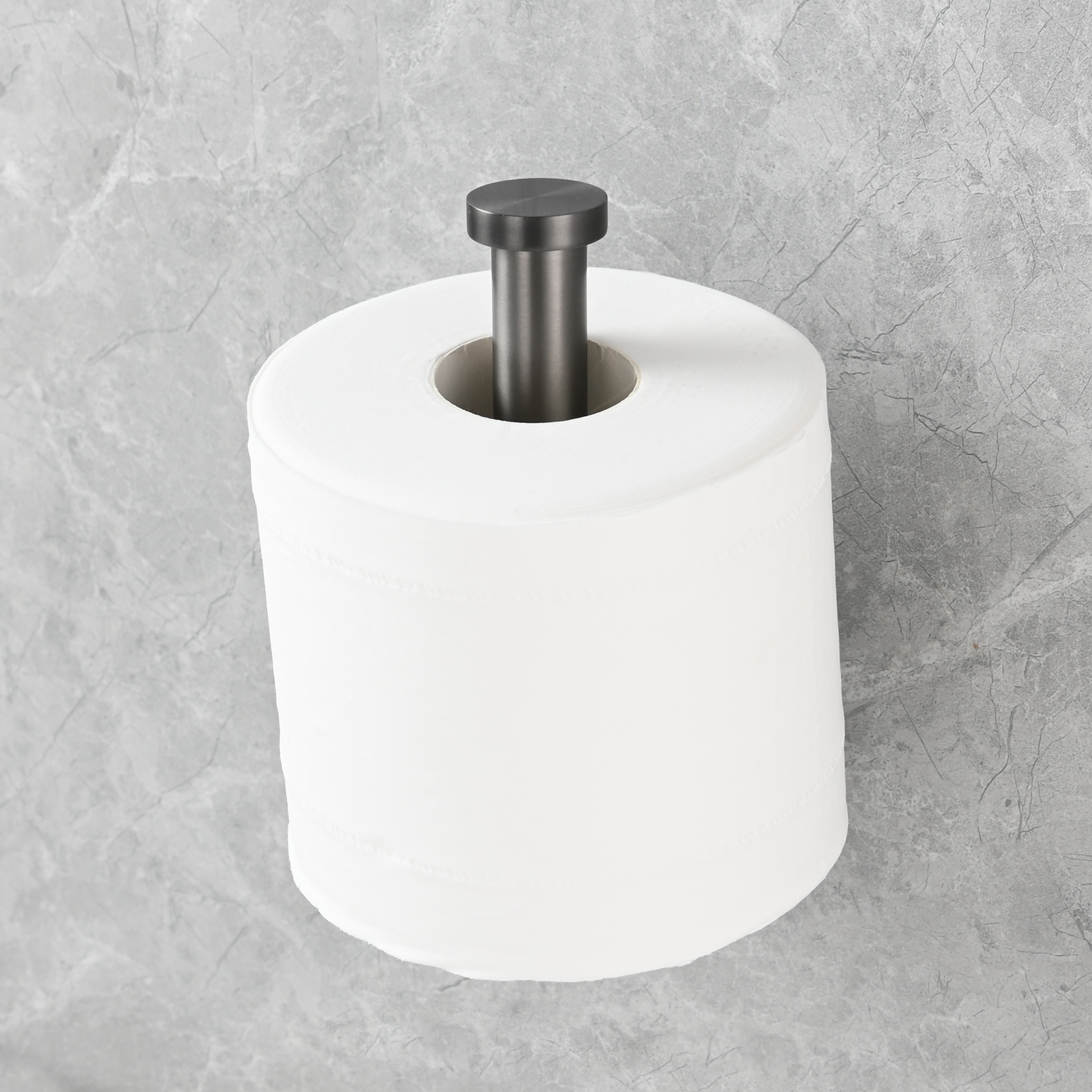 Tecmolog Stainless Steel Paper Holder,Wall Mounted Screw-in Paper Towel Roll Holder
