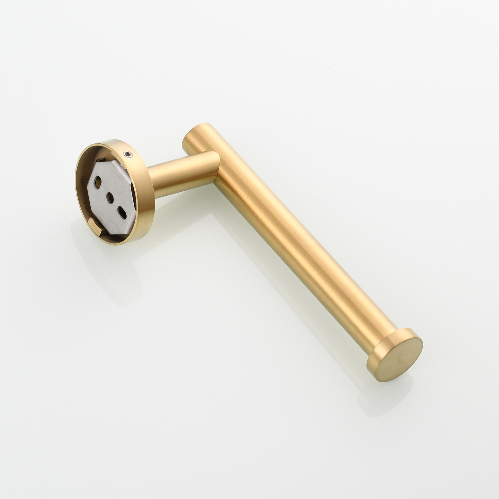 Tecmolog Stainless Steel Paper Holder,Wall Mounted Screw-in Paper Towel Roll Holder