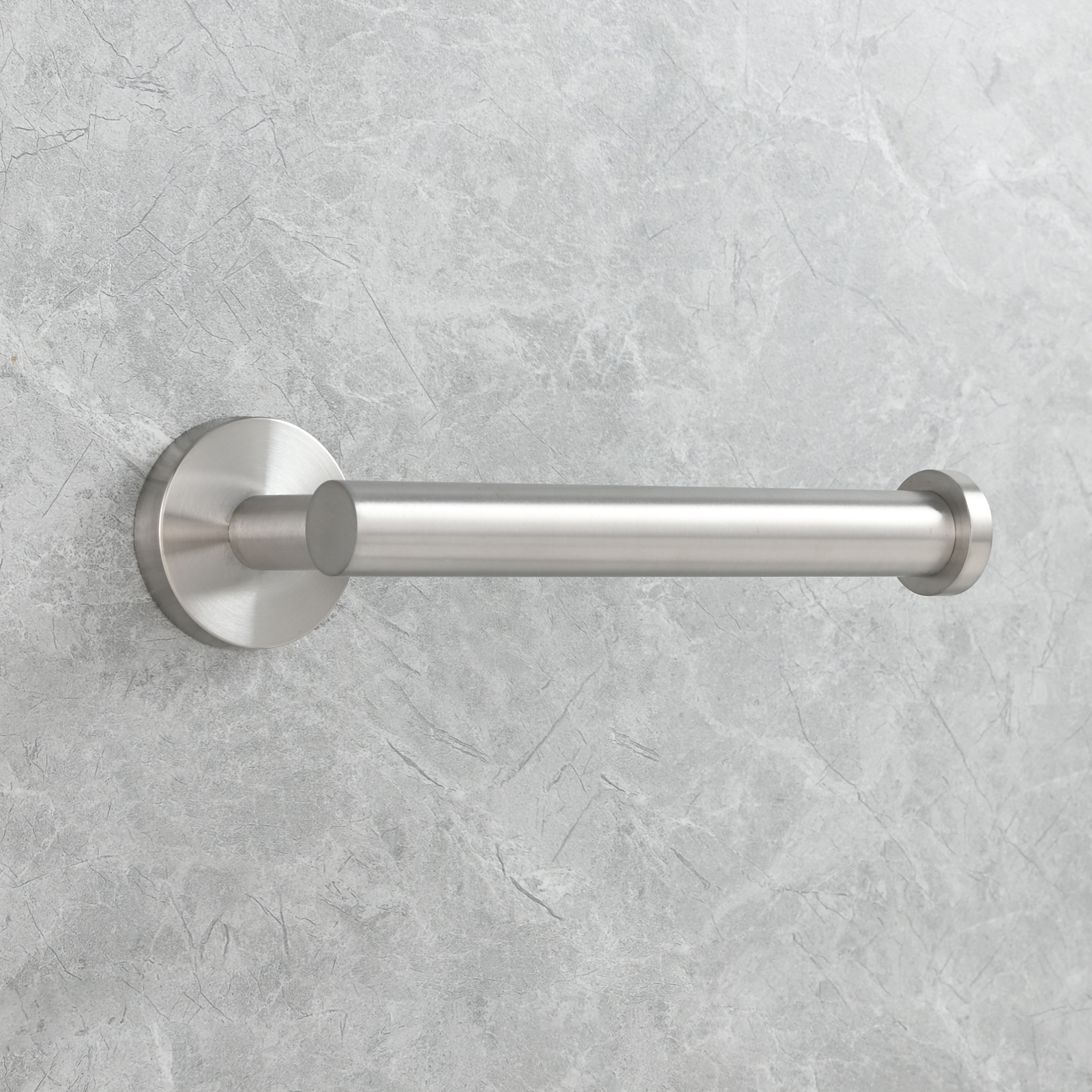 Tecmolog Stainless Steel Paper Holder,Wall Mounted Screw-in Paper Towel Roll Holder