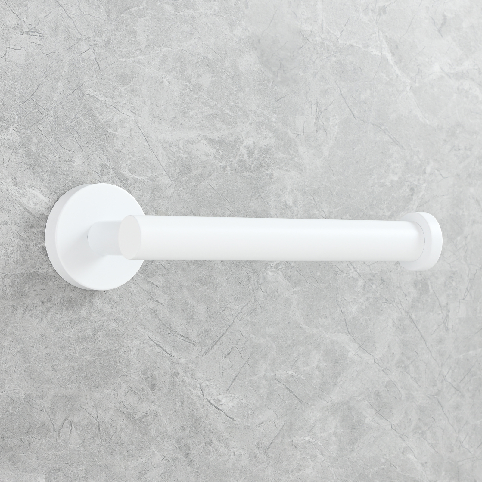 Tecmolog Stainless Steel Paper Holder,Wall Mounted Screw-in Paper Towel Roll Holder