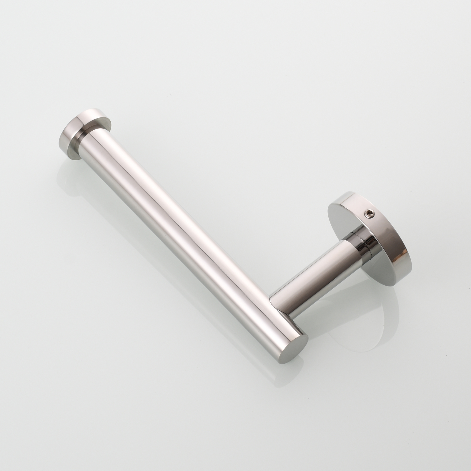 Tecmolog Stainless Steel Paper Holder,Wall Mounted Screw-in Paper Towel Roll Holder