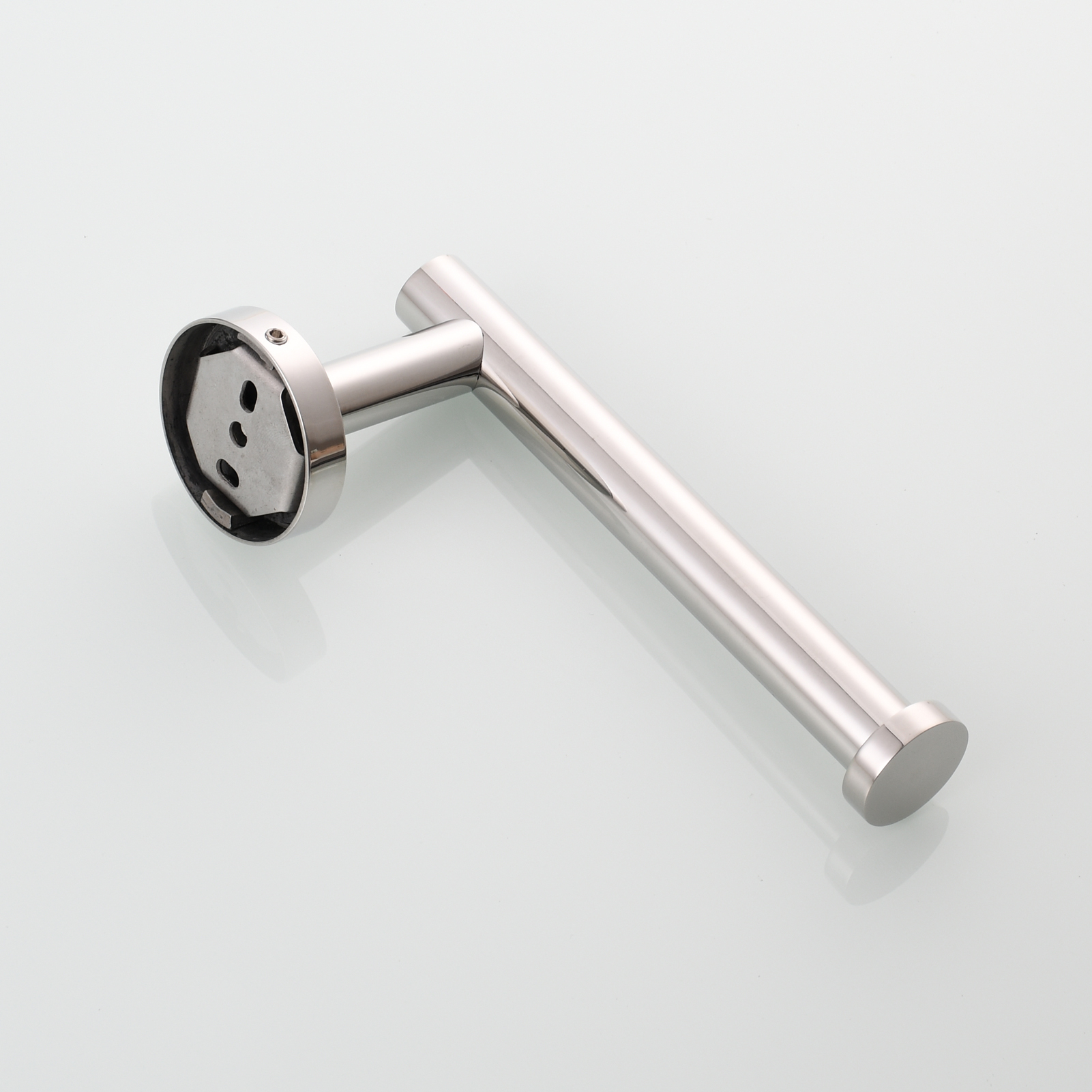 Tecmolog Stainless Steel Paper Holder,Wall Mounted Screw-in Paper Towel Roll Holder
