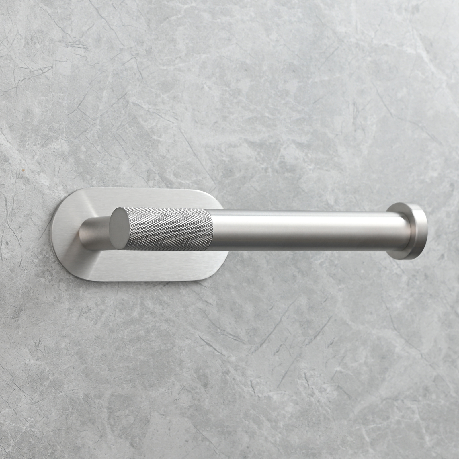 Tecmolog Stainless Steel Wall Mounted Toilet Roll Holder for Bathroom, Equipped with Anti Drop Function for Tissue Paper