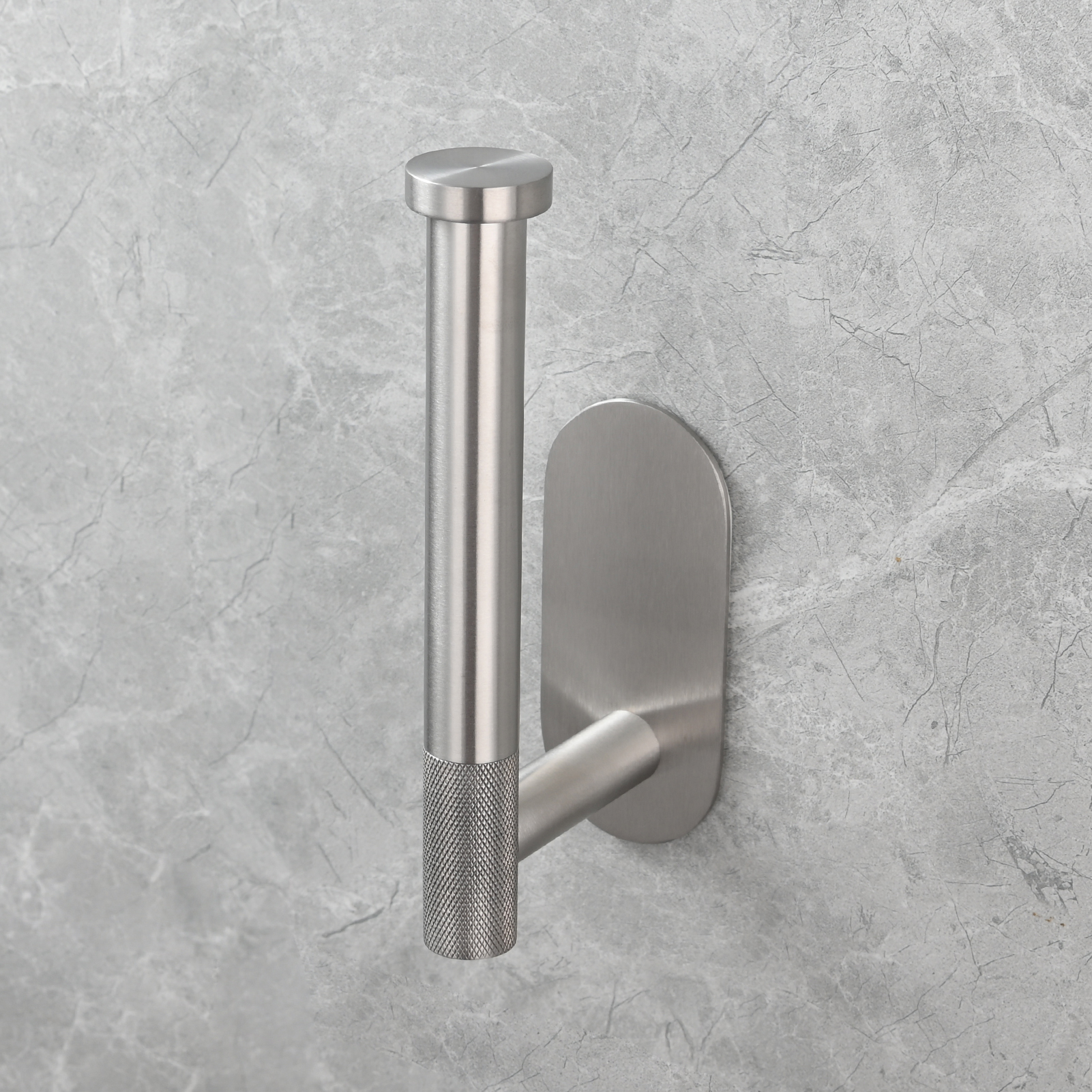 Tecmolog Stainless Steel Wall Mounted Toilet Roll Holder for Bathroom, Equipped with Anti Drop Function for Tissue Paper