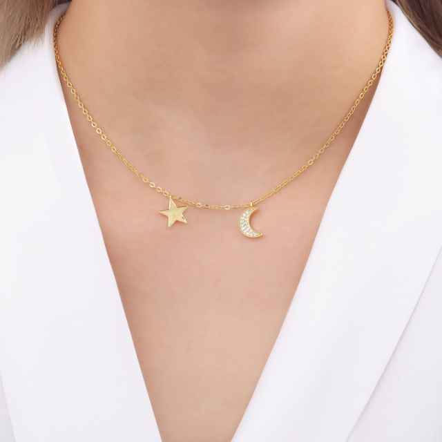 Colar Estrela e Lua XYN101078 necklace