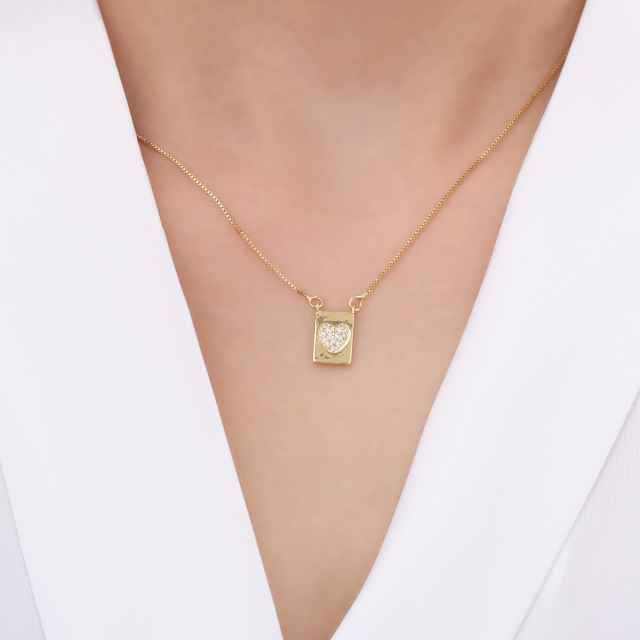 Colar Coração Mimo XYN101070 necklace